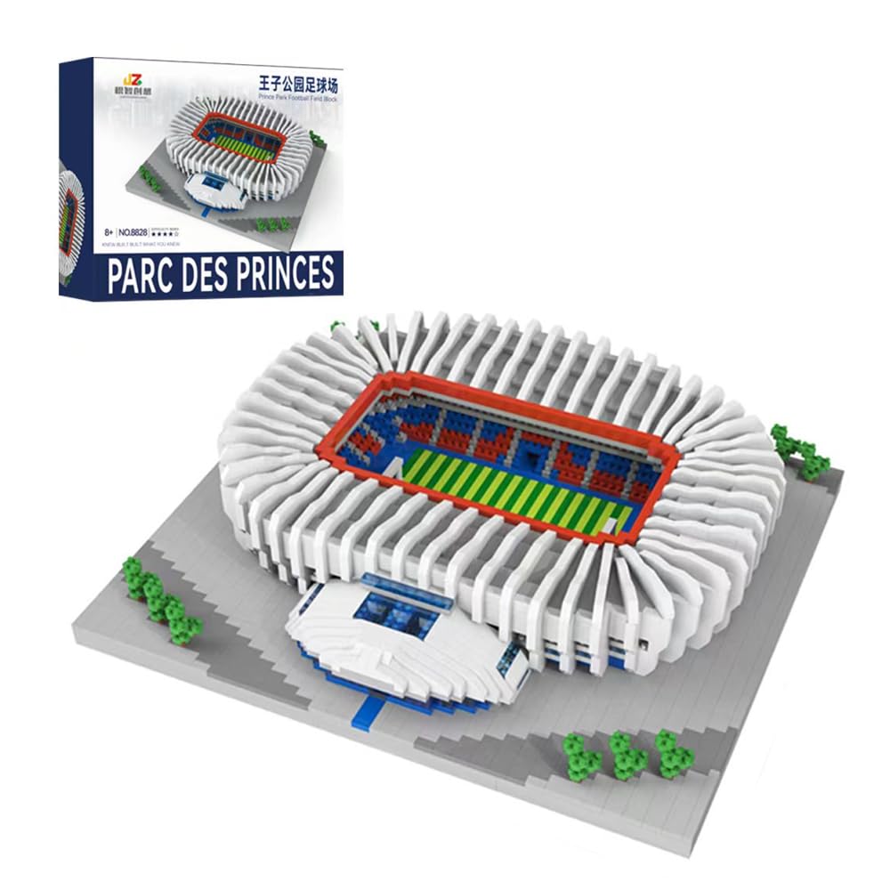 ENHANA Micro Mini Blocks Football Stadium Building Set,Paris Stadium Building Kits Famous Architectural Model Toys Gifts for Kid and Adult 3800 Pieces