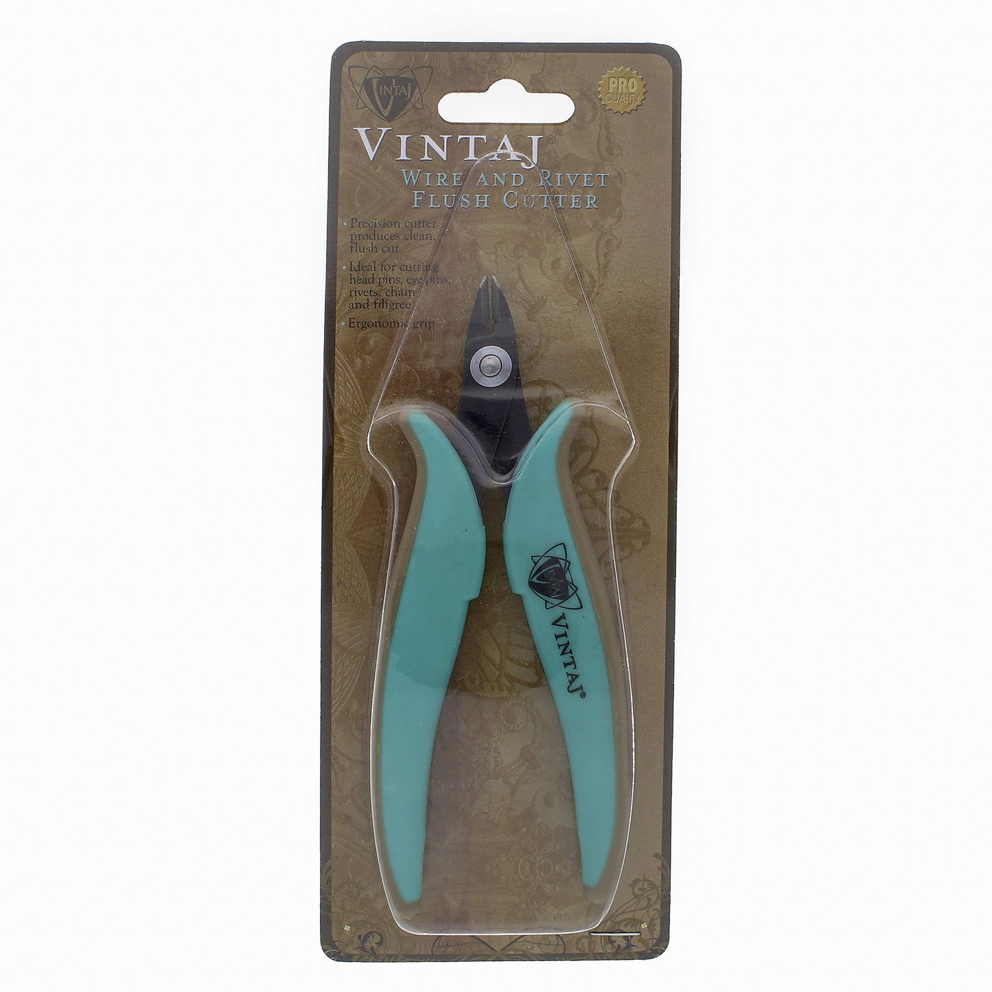 The Beadsmith Vintaj Semi-Flush Cutter – 5-Inches (127mm), Ergonomic Handle – Make Clean, Flush & Precise Cuts – Jewelry Making Tool for Creating Earrings, Bracelets & Necklaces