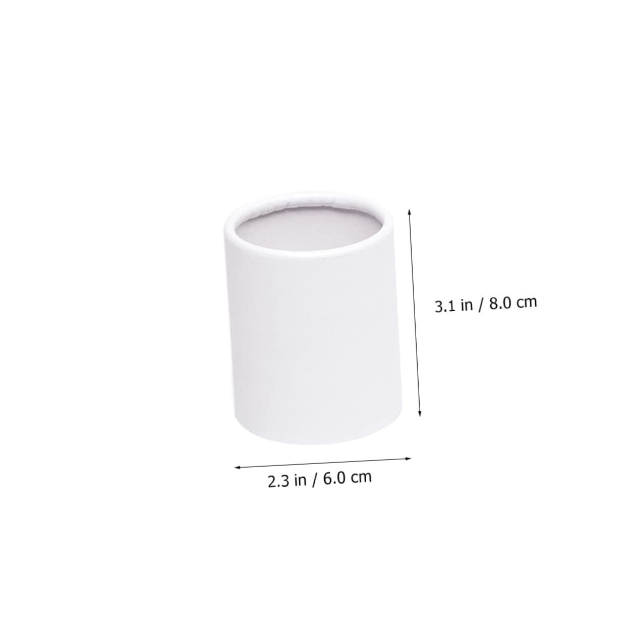 Angoily Flower Bouquet Hat Boxes, Mini Florist Tape Containers Packing Boxes Artificial Flowers Decorative Crinkle Ribbon Cardboard Clear Cylinder Fake White Paper Florist Supplies