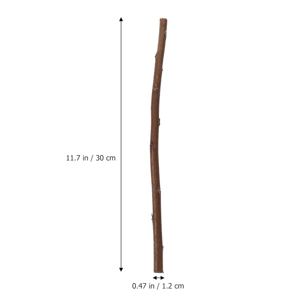 HOMSFOU 50Pcs Wood Log Sticks DIY Dried Wood Sticks 30cm Craft s Natural Twigs s for Crafting Card Making Embellishments Photo Props