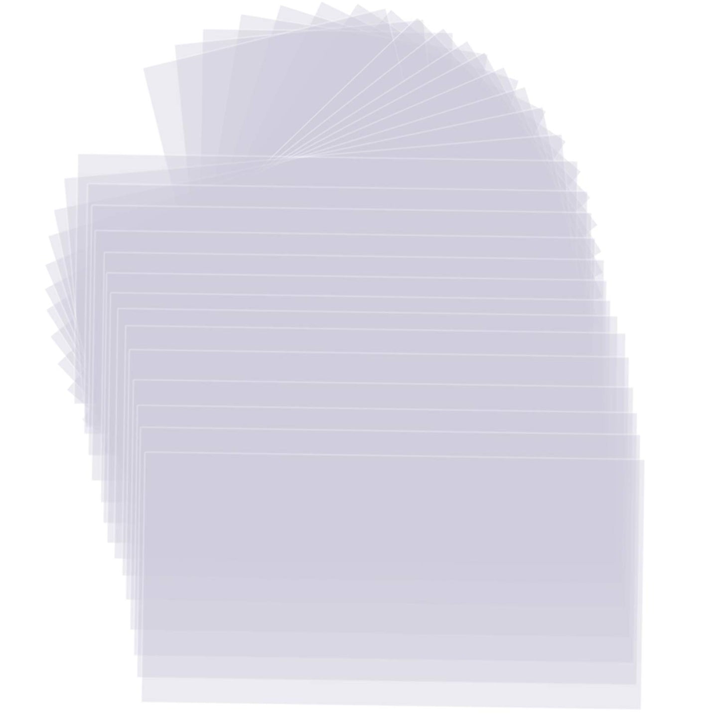 KOHAND 30 PCS Clear Blank Stencil Sheets 12 x 24 Inches, 6 mil Blank Mylar Templates, Large Blank Stencil Material for Making Your Own Stencils