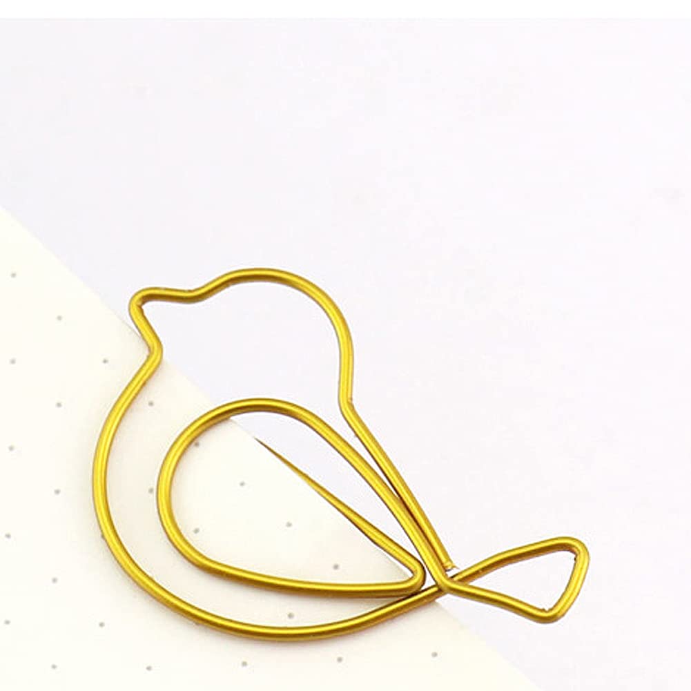 30Pcs Cute Bird Paper Clip JruiZhp Creative Decoration - Suitable for Home, School, and Office Use - Stationery Paper Clip and Binder (Design A)