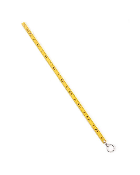 MSR Imports Mini Keychain Ruler - Fold Up Portable Measure Tool - Set of 2,Yellow