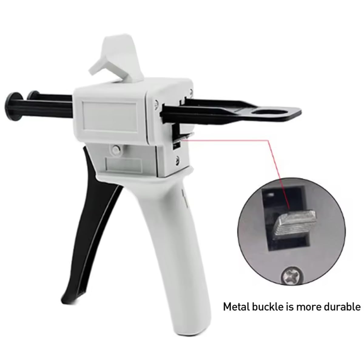 HFYJJHKQ 1:1 glue gun AB epoxy sealant gun 50ml 1:1 manual glue gun AB two-component glue dispensing gun kit