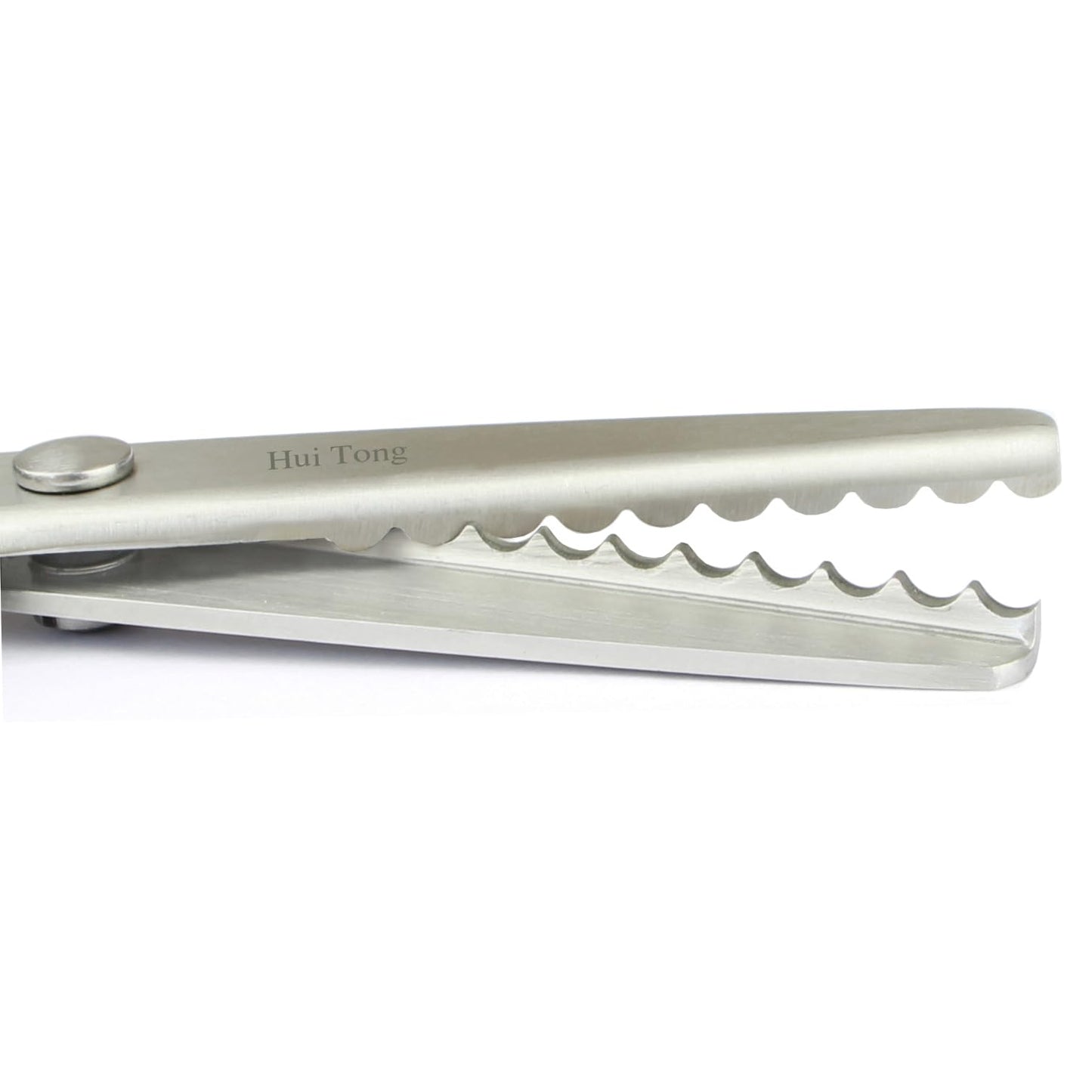 Hui Tong Strong & Sharpe Pinking Shears,Pinking Shears Scissors for Fabric, Serrated and Scalloped Scissors Fabric,3mm,5mm,7mm (Scalloped 7mm)