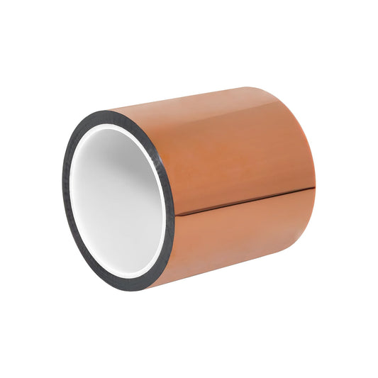 1 Rolls 4 Inch 100mm X 33m 108ft 3D Polyimide Heat Tape,Heat Resistant Tape,Heat Transfer ,Thermal ,Sublimation ,Heat Vinyl Press No Residue,High Temperature Tape,Electronics,Soldering,Circuit Board