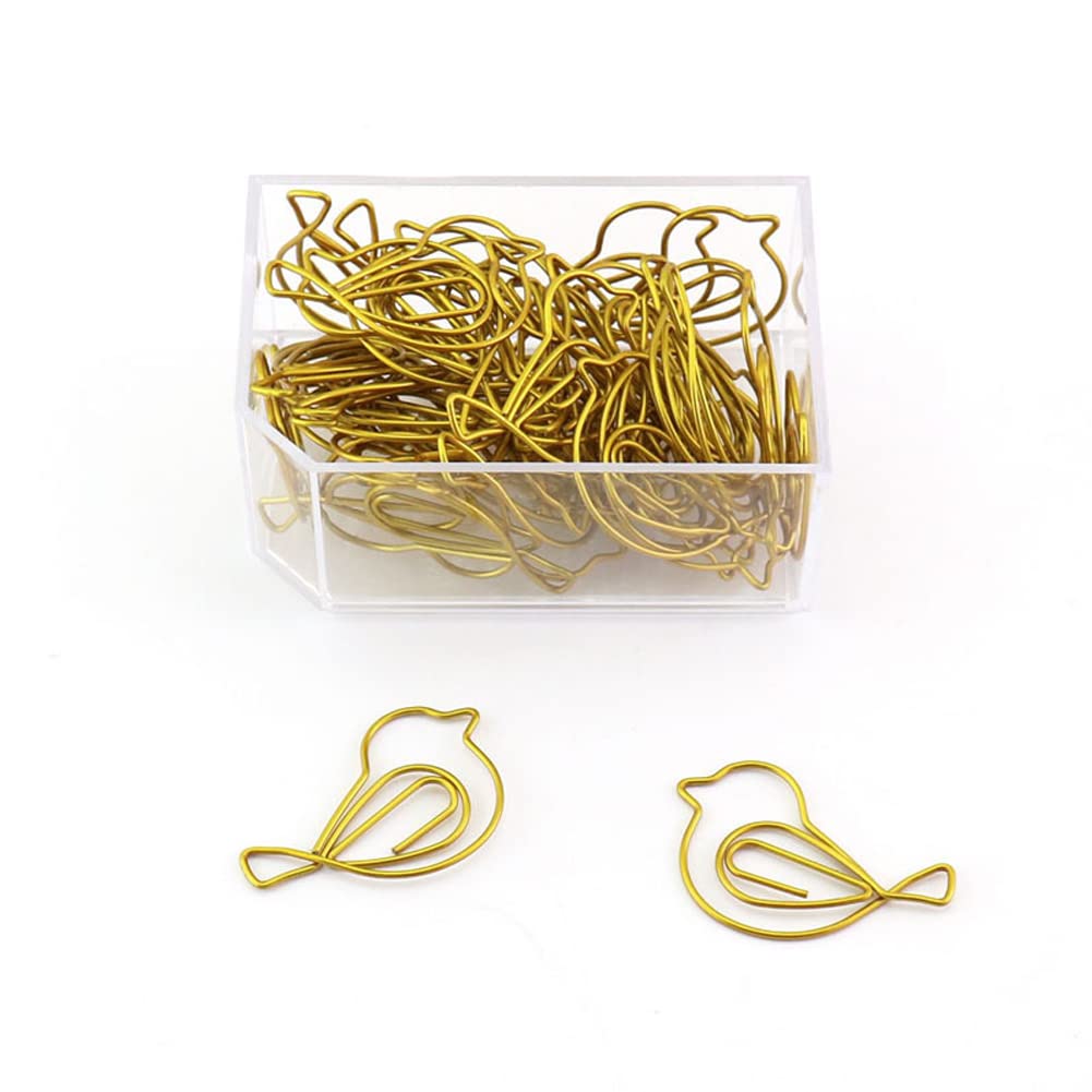 30Pcs Cute Bird Paper Clip JruiZhp Creative Decoration - Suitable for Home, School, and Office Use - Stationery Paper Clip and Binder (Design A)