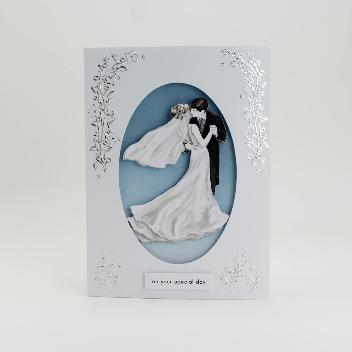 Katy Sue Designs Romance & Weddings 3D Die-Cut Decoupage Sheets for Card Making. 12 Sheets of Engagement & Wedding-Themed Die Cuts for Card Making Supplies with Roses, Weddings, Couples, & Champagne