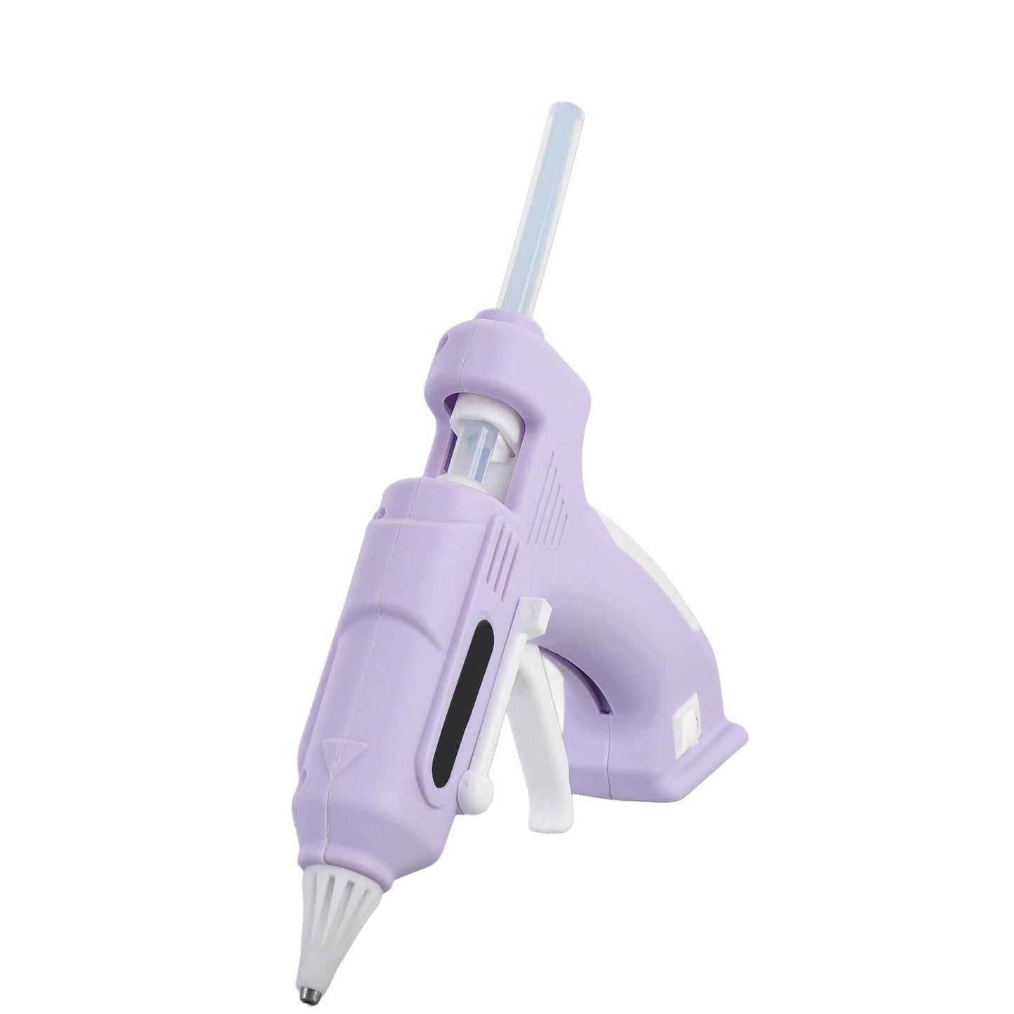 Cordless Glue Gun, Mini Glue Gun, with 10 Glue Sticks, Cordless Hot Melt Glue Tool, Rechargeable Hot Glue Gun Kit, for DIY Gift Craft Decor (Violet)