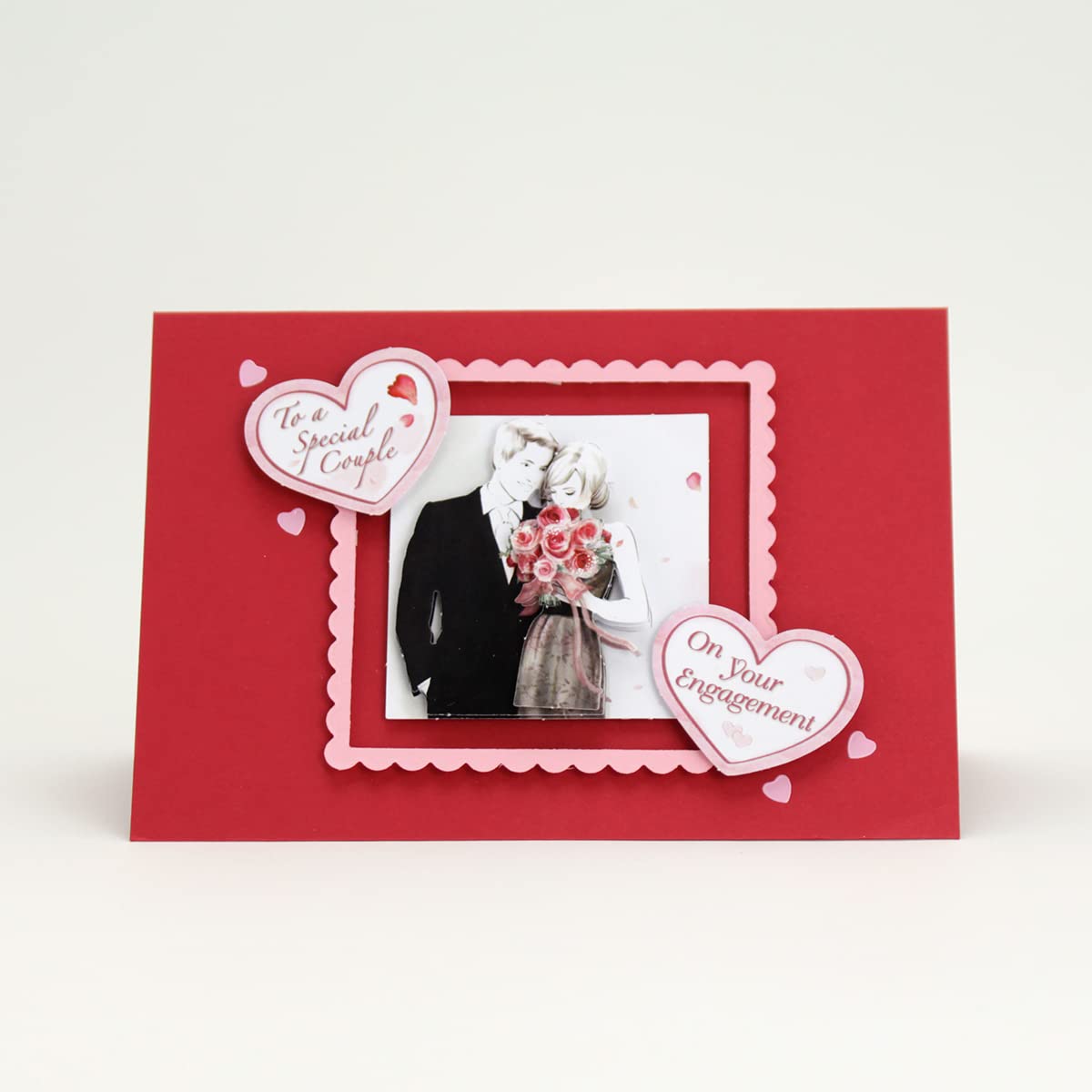 Katy Sue Designs Romance & Weddings 3D Die-Cut Decoupage Sheets for Card Making. 12 Sheets of Engagement & Wedding-Themed Die Cuts for Card Making Supplies with Roses, Weddings, Couples, & Champagne