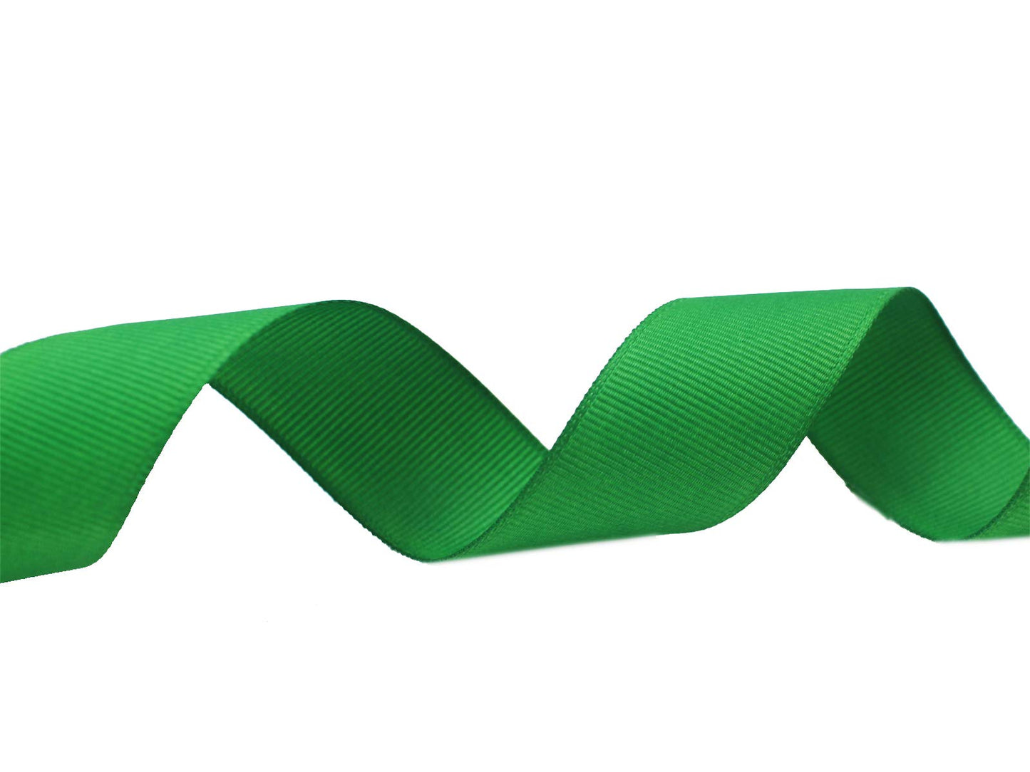 Jesep One Roll 100 Yards 1" Soild Grosgrain Ribbon Boutique Gift Wrapping Package Ribbon, DIY Crafts Bow Hair Headband Accessories Assorted Ribbon#553 (1" 25mm, Green)