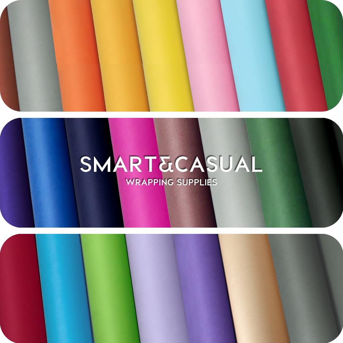 SMART&CASUAL 36" x 1,500" (125') Brown Kraft Craft Paper Roll for Gift Wrapping Bulletin Board Bouquet Flower Kids Art Packing Parcel Table Covering 70GSM 50LB (Brown, 36" x 125')