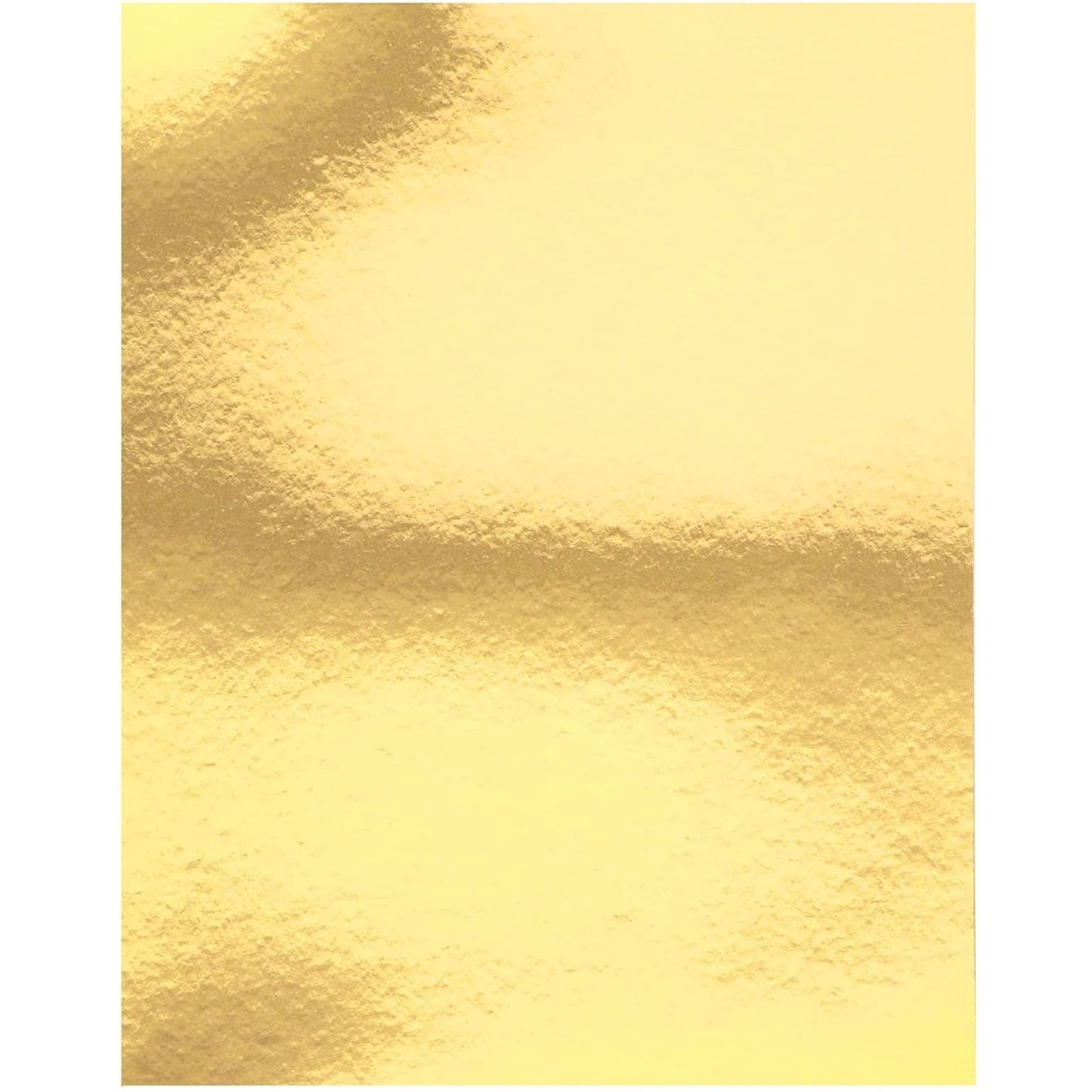 Bright Creations Gold Craft Paper Cardboard Sheets - 11 x 8.5 in, Pack of 50 - Metallic Cardstock & Foil Art Paper for Crafts & Scrapbooking