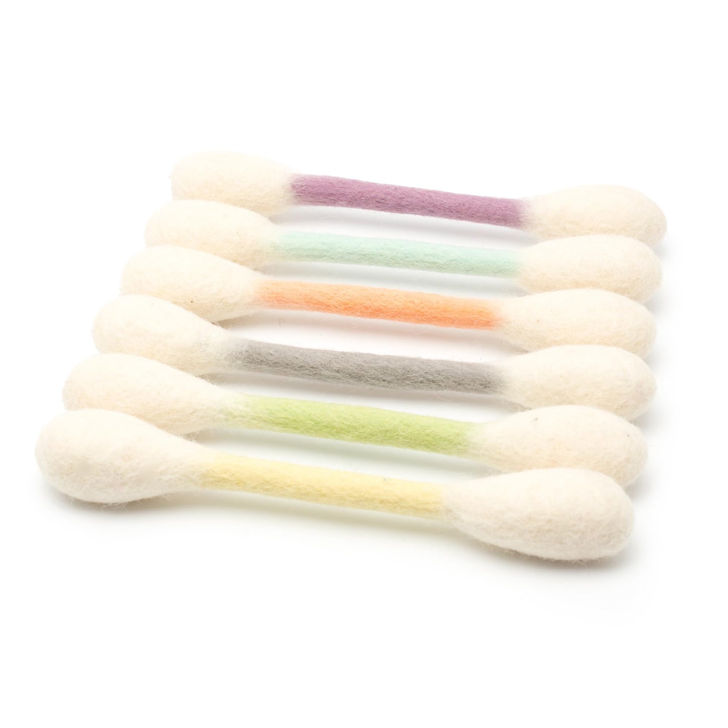 Glaciart One Swabs Cat Toys with Catnip - 6 Pk | Durable for Chew, Cute Cat Toys Interactive Kitty for Boredom, Exercise, & Play | Filled w/Organic Catnip for Anxiety & as Digestive Aid | Gift Idea