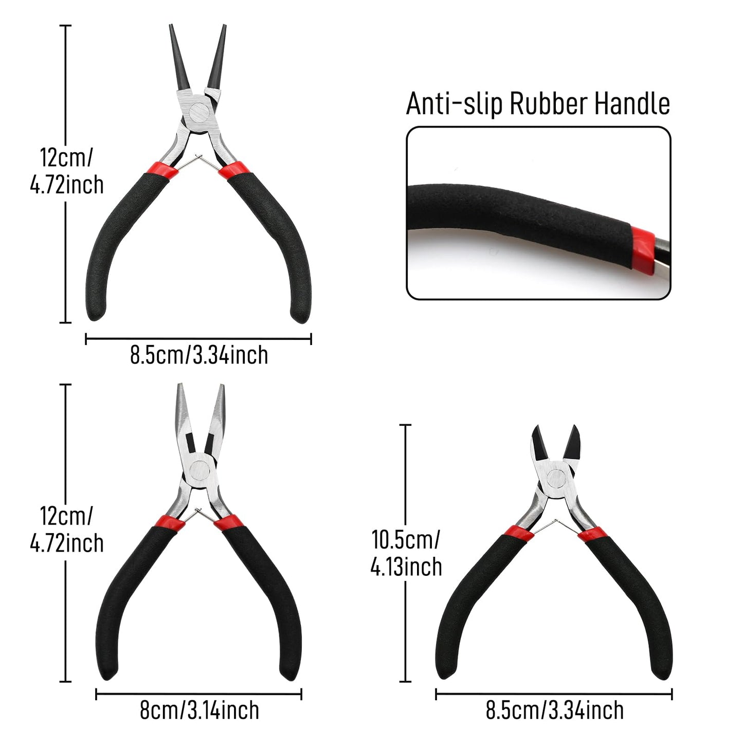 LYFJXX Jewelry Making Supplies Kit with Jewelry Pliers, Jewelry Wires and Jewelry Findings for DIY