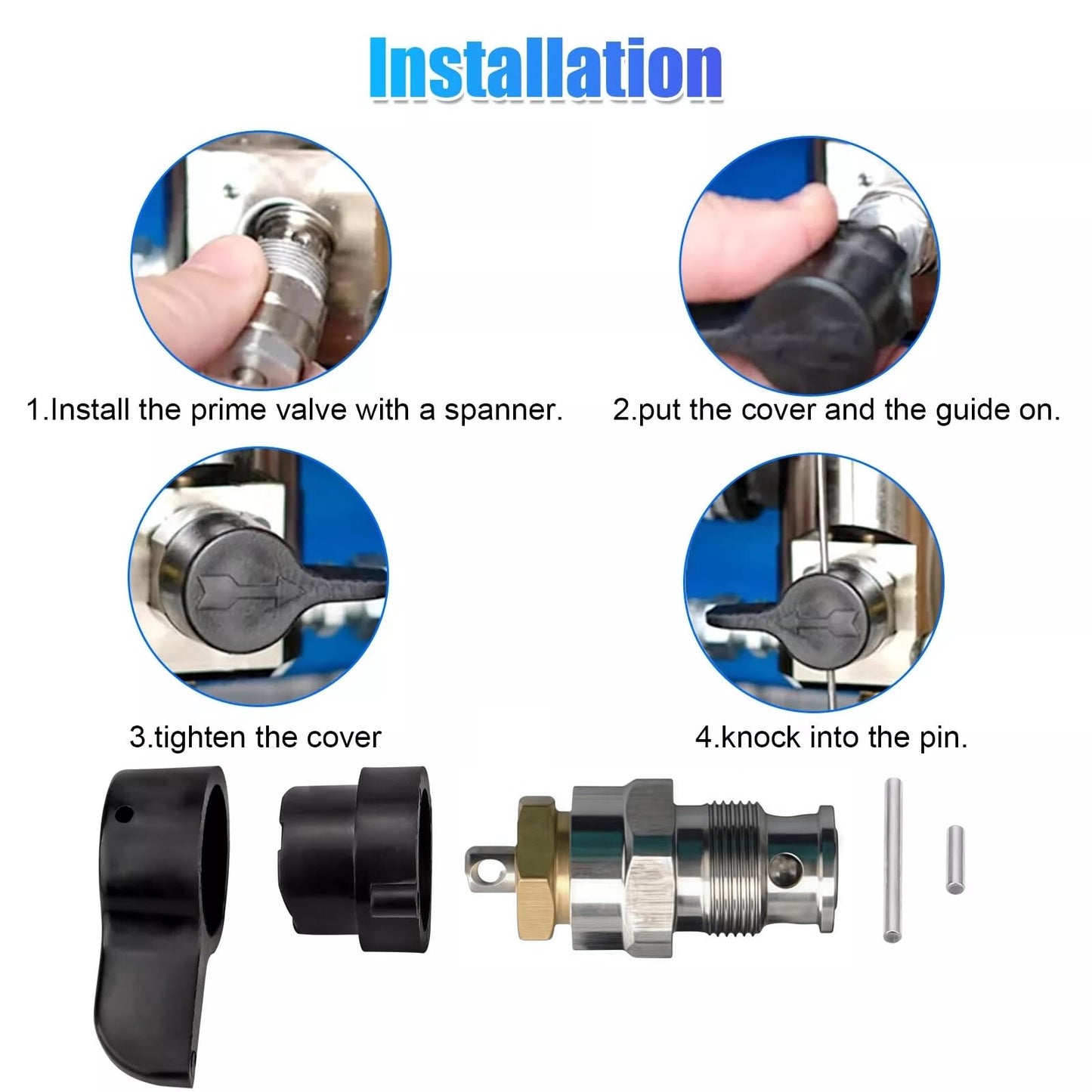 235014 Airless Prime Spray Valve Kit,Drain Valve Compatible with Graco 210 230 390 395 490 495 595 3400 Aftermarketr Airless Paint Sprayer,Replace Airless Spray Painting Machine Accessories 3 Pack