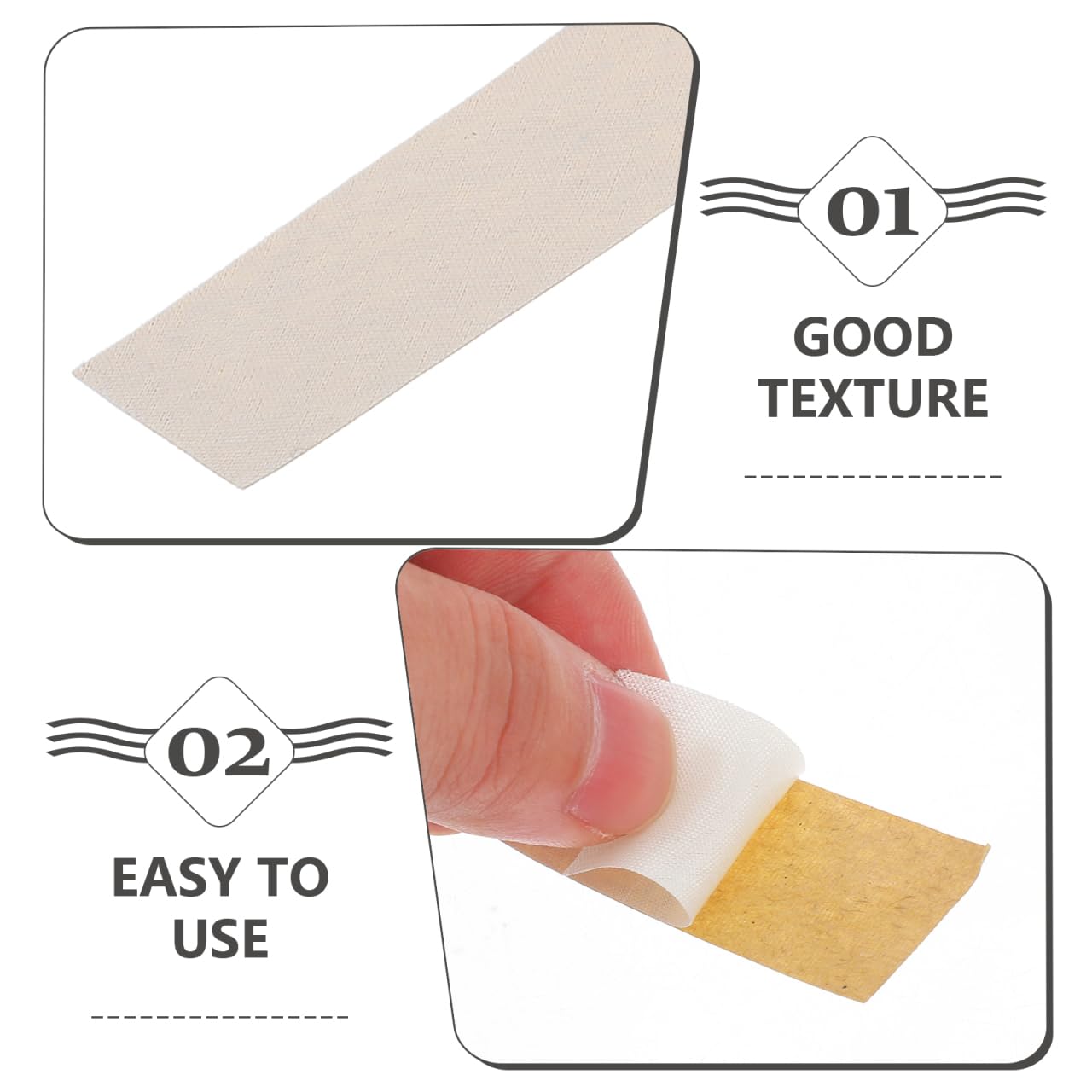 VICASKY Self Adhesive Lampshade Edge Banding Tape 5 Rolls 197 Inch Fabric Cloth Repair Tape for Lampshade Parts Furniture Wrapping Crafts DIY Home Decor