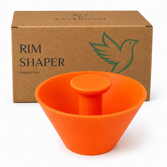 KYVERNOST Rim Cone Shaper for Pottery and Ceramics - Rim Cone Pottery Tool for Perfectly Smoother & Rounded Rims - Rim Shaping Cone for Pottery Artists and Hobbyists