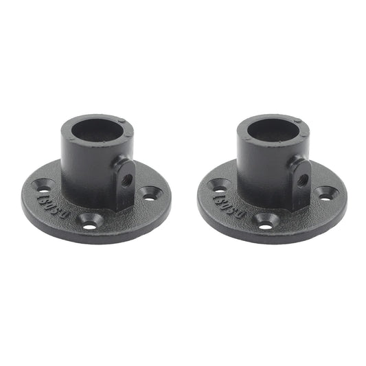 1-1/4" Pipe Fitting Connections, TTZEZE 2PCS Unthreaded Aluminium Alloy Pipe Elbow/Tee for Steampunk Vintage DIY Pipe Decor Project,Shelf Bracket,Plumbing Pipe,Decor Furniture,Shelving Decoration