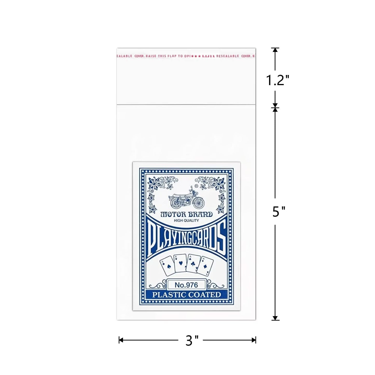 KnR Harmony Self Sealing Cellophane Bags 3x5 500pcs Small Clear Plastic Cello Bags Adhesive Treat bags for Cookie Candy Jewelry Necklaces Snacks Nuts Gift Crafts Packaging 6 Sizes to Choose from
