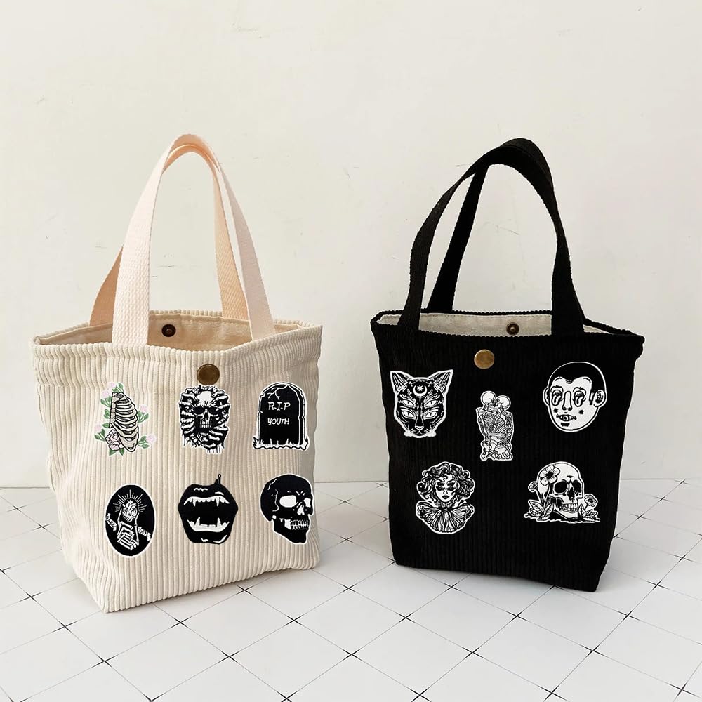 20 PCS Goth Iron On Patches Gothic Punk Cool Skull Rose Sew On Applique Embroidered Patches for Backpacks Pants Clothes Jeans Vests DIY Decoration Bags Hat Jackets Coat Uniforms Dress