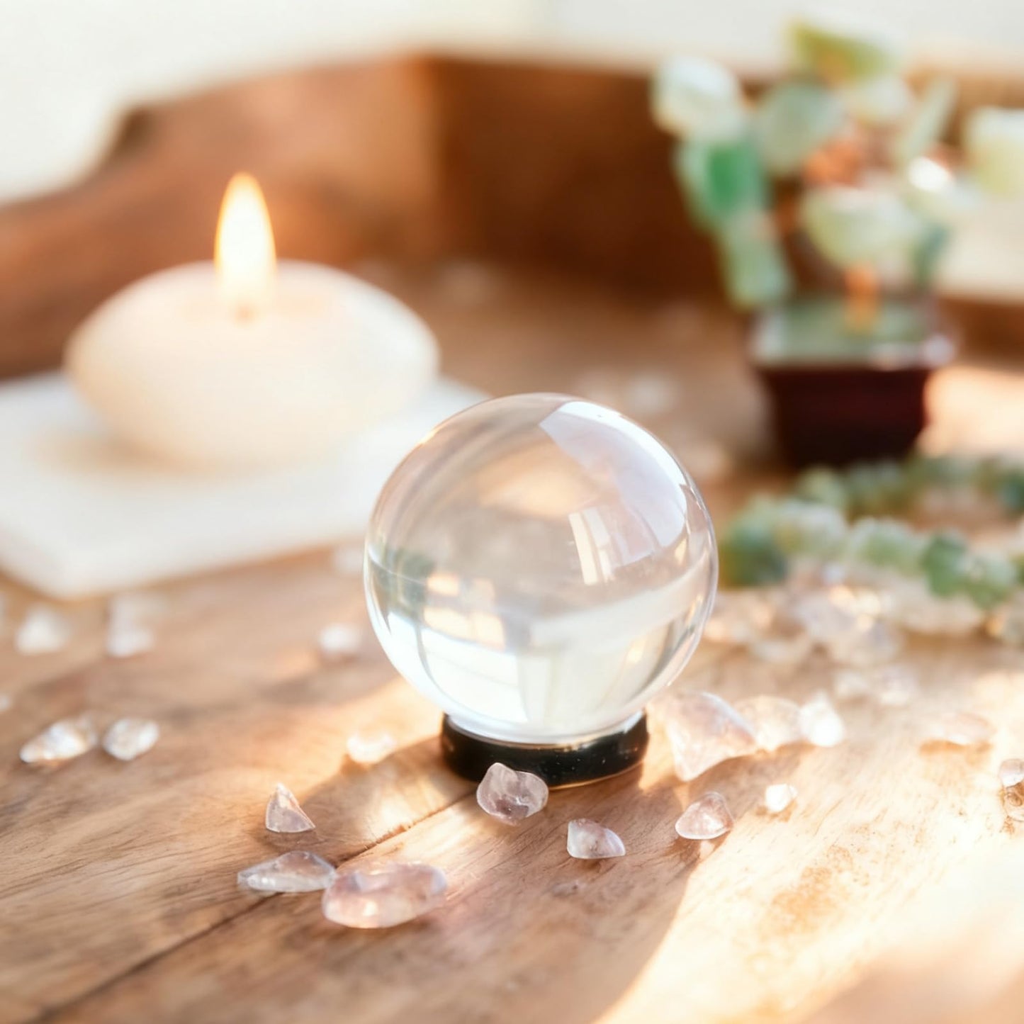 uxcell Round Crystal Sphere, 60mm / 2.4" Glass Solid Decorative Sphere Crystal Ball for Home Decor Ornament Gift Craft Feng Shui Divination Fortune Telling Fountain Decoration, Red