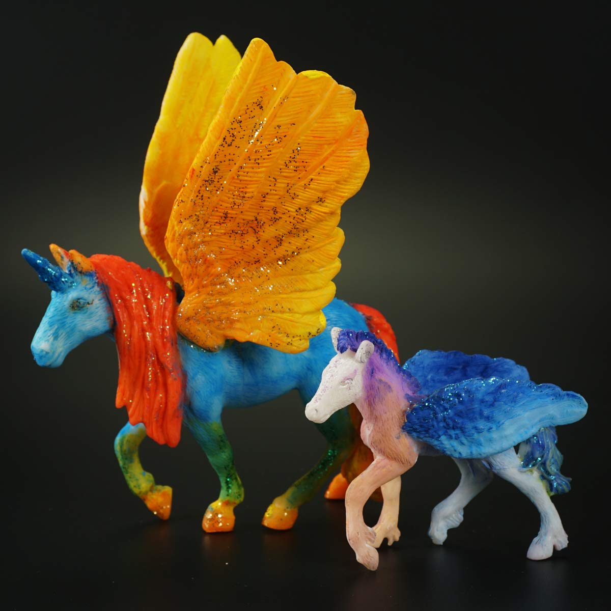 whatstem DIY Painting Unicorn Kit Arts and Crafts Set for Kids or Girls Decorate and Drawing 3D Toys for Children Gift(6 Unicorns)