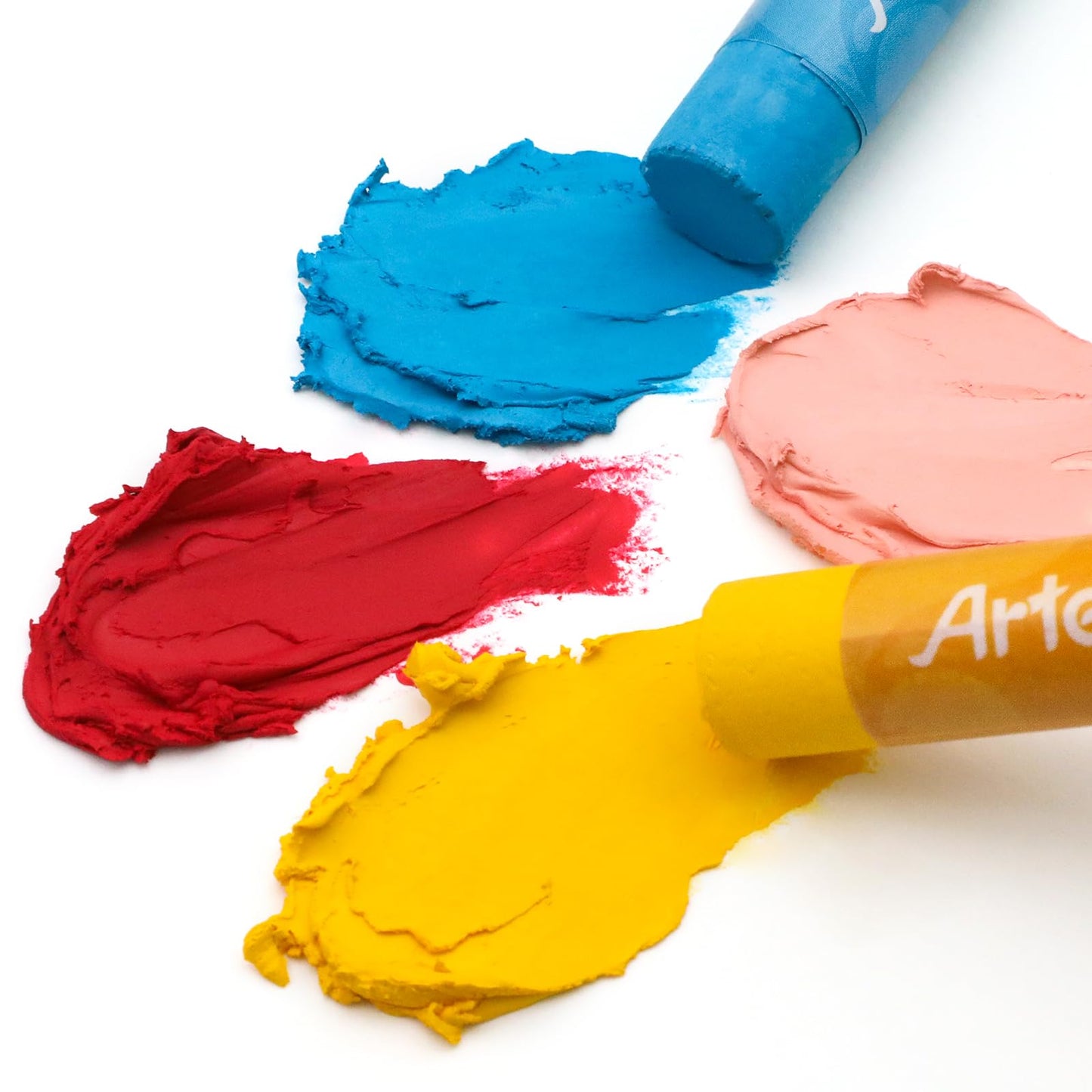 Artecho Extra Soft Oil Pastels Set – 48 Colors Artist Grade Drawing Crayons for Blending, Layering & Shading – Large 10mm Diameter Pastel Sticks for Professional Painting Art Supplies