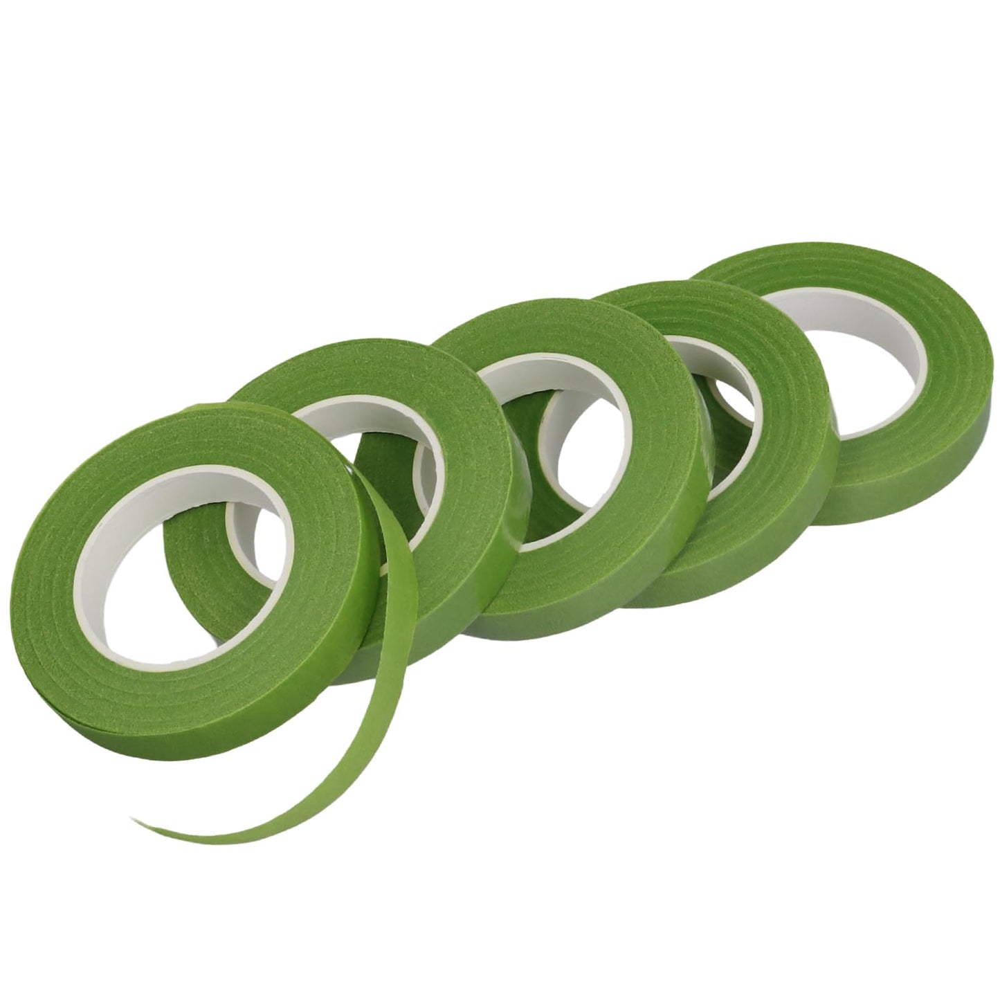 KEILEOHO 50 Rolls 1/2 Inch 29.5 Yard Floral Tape, Florist Tape for Floral Bouquet, Flower Stem Tape, Green Floral Tape for Wedding Bouquet Floral Arranging and DIY Crafts
