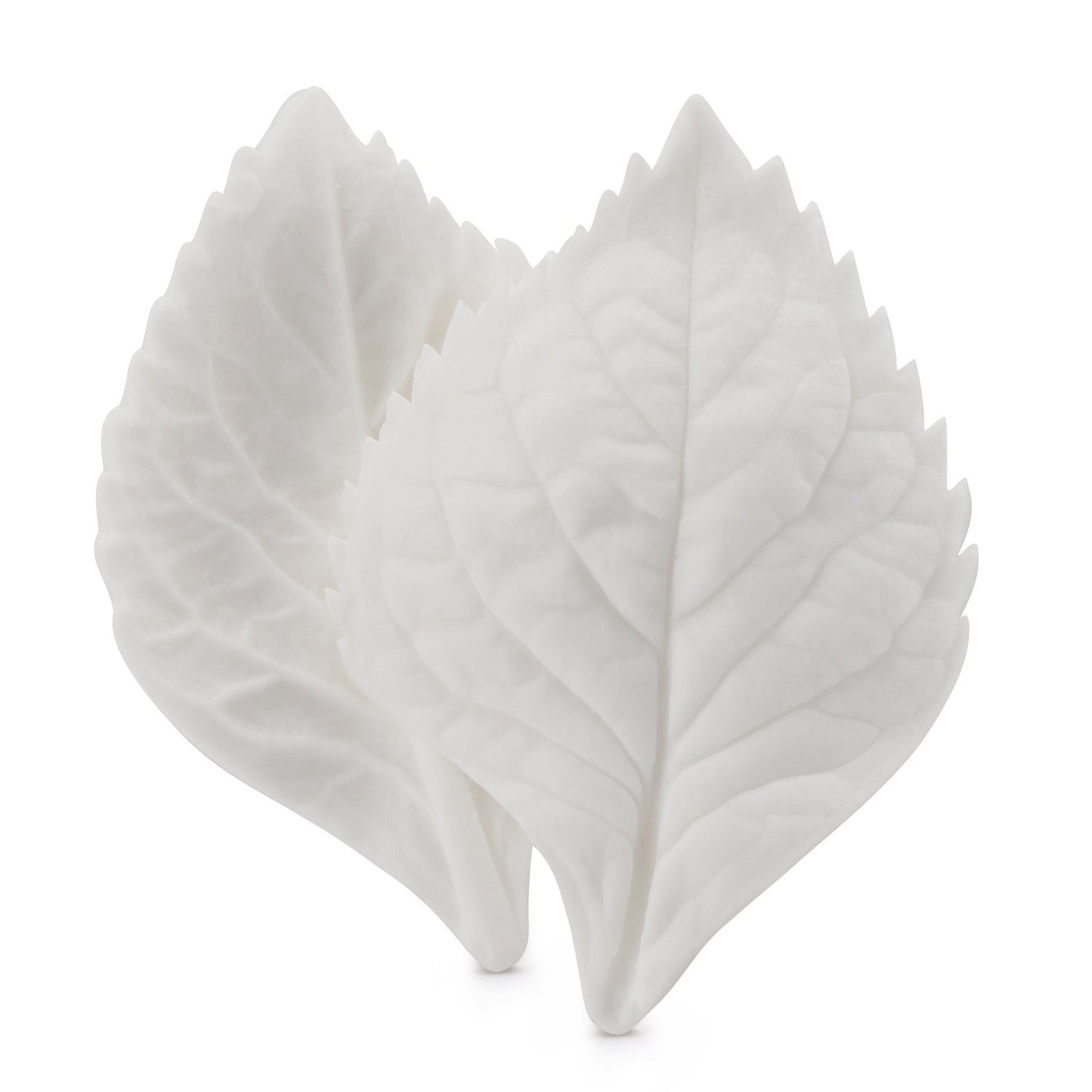 Beasea Silicone Leaf Fondant Mold, 6pcs Rose Leaf Cutter for Fondant Cake Decorations Styling Chocolate Sugar Cookie Cutter Set Silicone Mould
