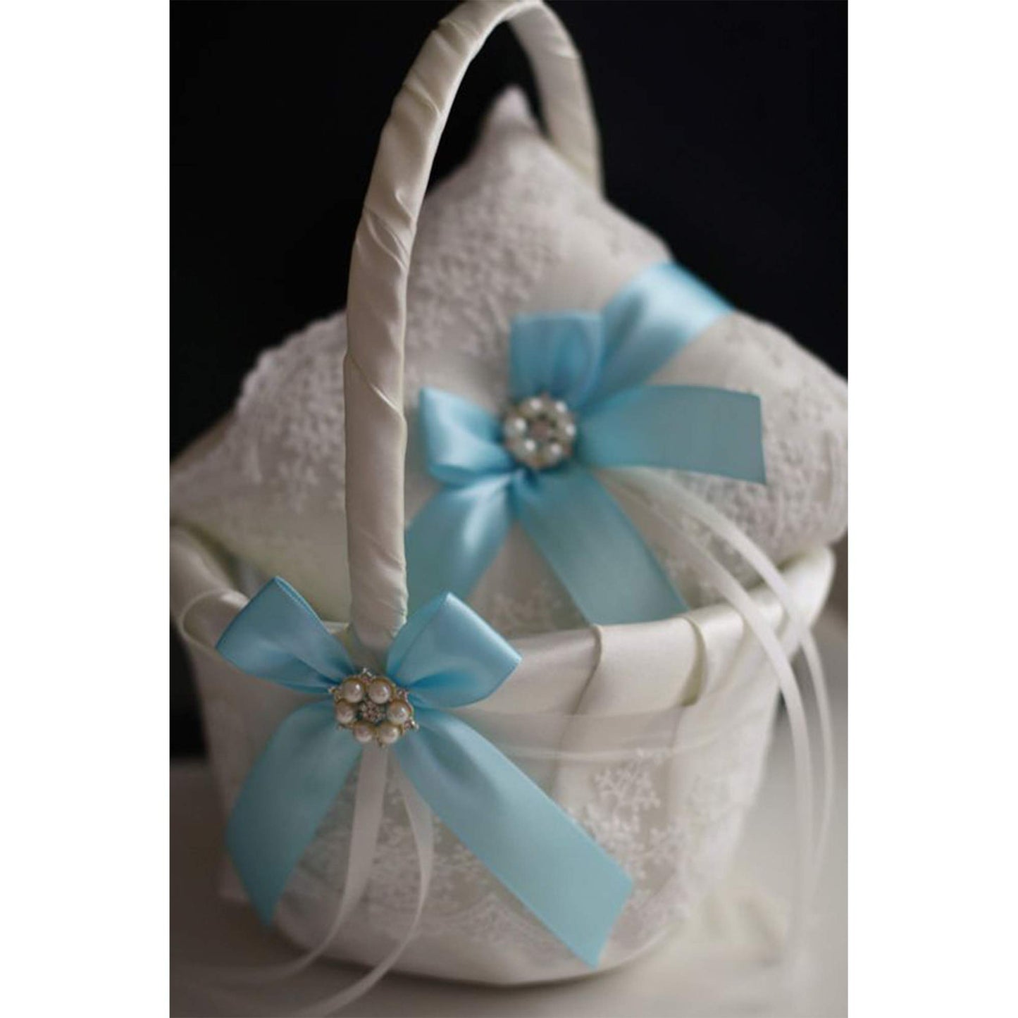 VATIN 3/8 inches Double Faced Light Blue/Baby Blue Polyester Satin Ribbon - 50 Yards for Gift Wrapping Ornaments Party Favor Braids Baby Shower Decoration Floral Arrangement Craft Supplies