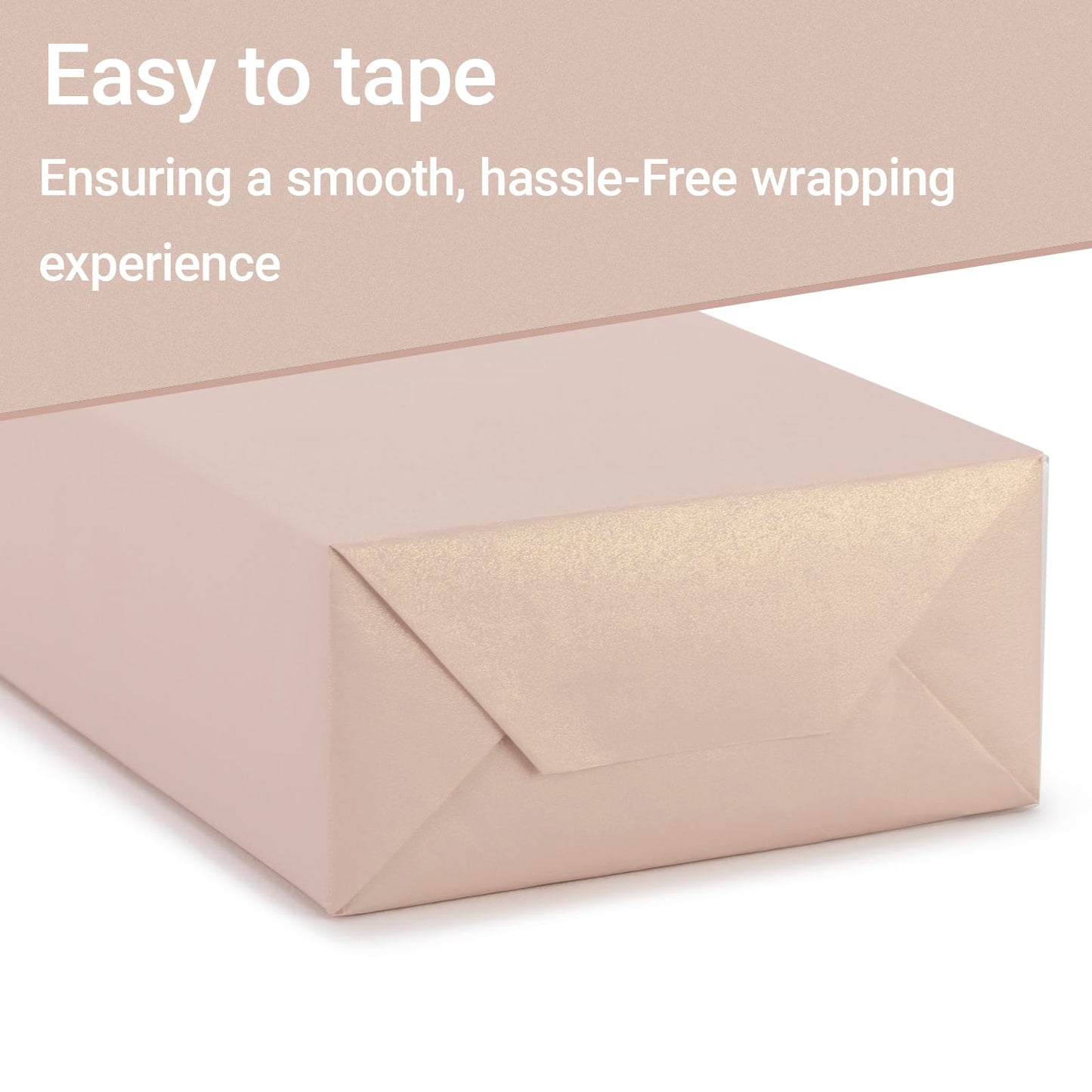 Rumvan Pink Matte Wrapping Paper16.9 Inches X 39.3 Feet,Solid Color pearlescent Paper,Gift Wrapping Paper,Perfect for Valentine's Day,Birthday,Christmas,Graduation,Baby Shower,DIY Bouquet (Pink colour)