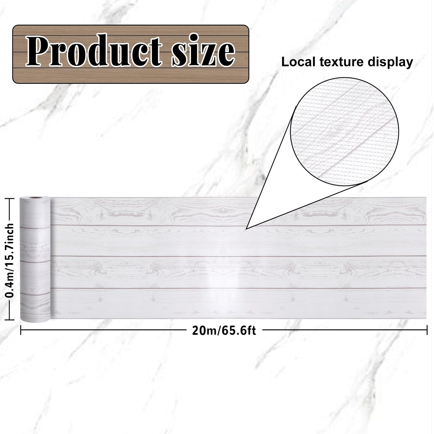 White Wood Bulletin Board Roll Reusable Waterproof Erasable White Wood Non-Woven Fabric Bulletin Board Roll Wooden Poster for Teacher Classroom Decors Wrap Crafts 15.7"×65.6ft