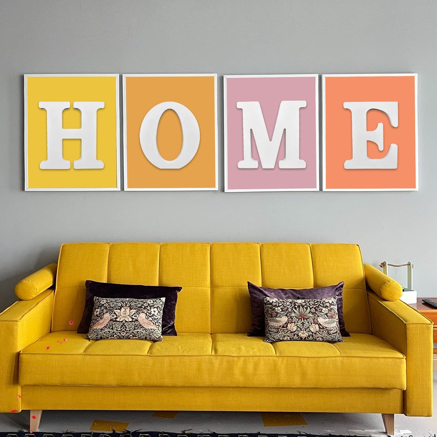 AOCEAN 10 Inch White Big Wood Letters, Unfinished Wooden Letters for Wall Decor Decorative Standing Letters Slices Sign Board Decoration for Craft Home Party Projects (S)