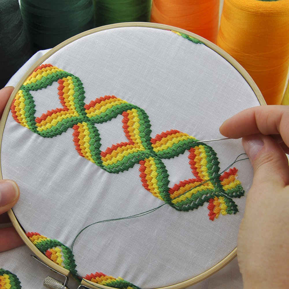 Pllieay 6 Pieces 6 inch/ 15cm Round Embroidery Hoops Bamboo Circle Cross Stitch Hoop Rings for Craft Sewing