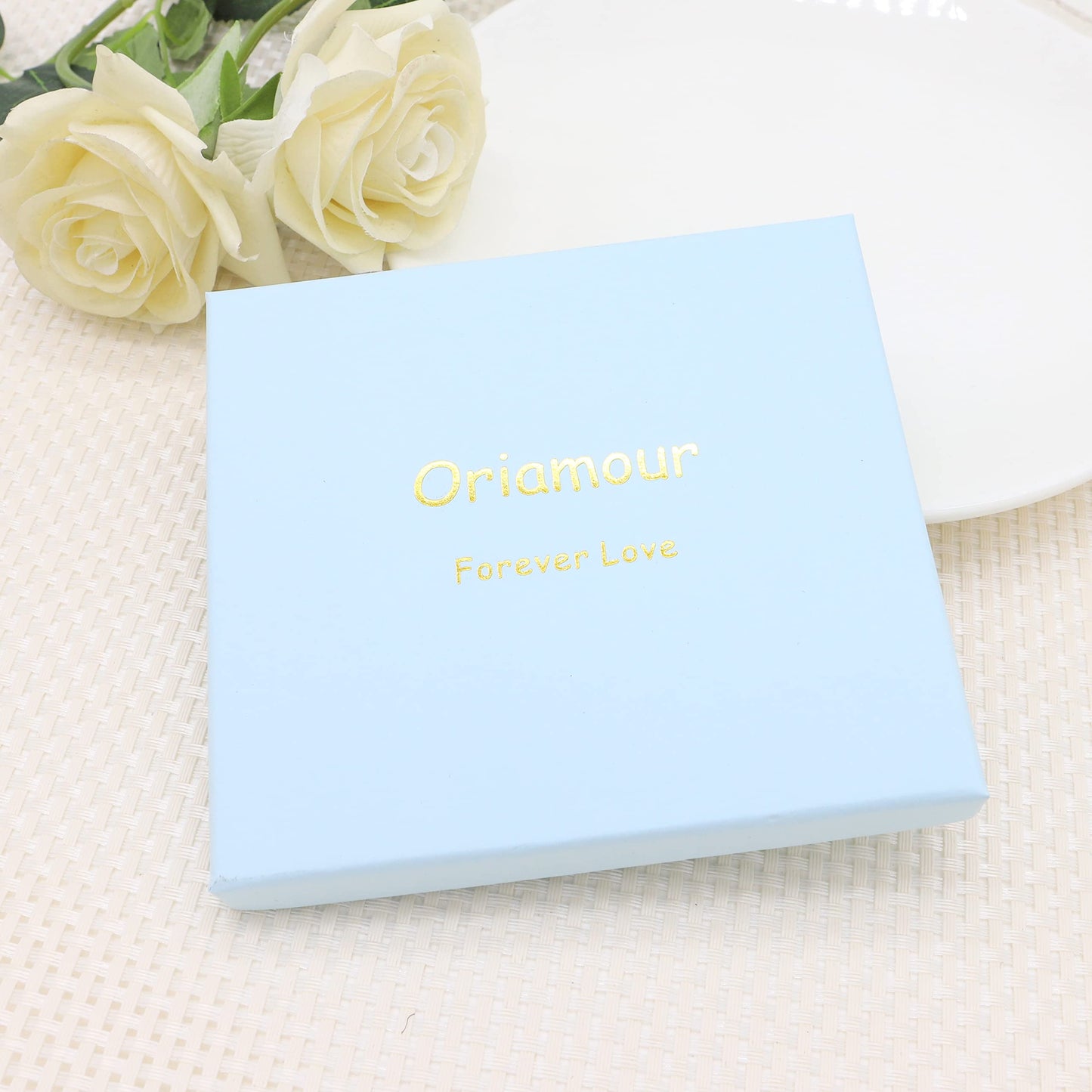 Oriamour Tulle Flower Headband, Flower Girl Headpiece, Pearl Silver, Wedding Hair Accessories, Tiara for Birthday, Party, First Communion