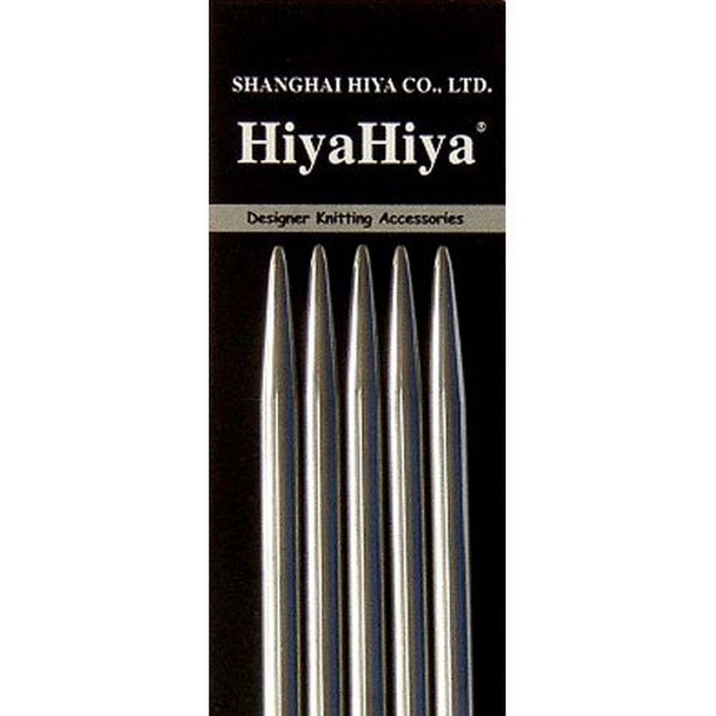 HiyaHiya Double Point 4 inch (10cm) Steel Knitting Needles (Set of 5) Size US 1 (2.25mm) HISTDP4-1