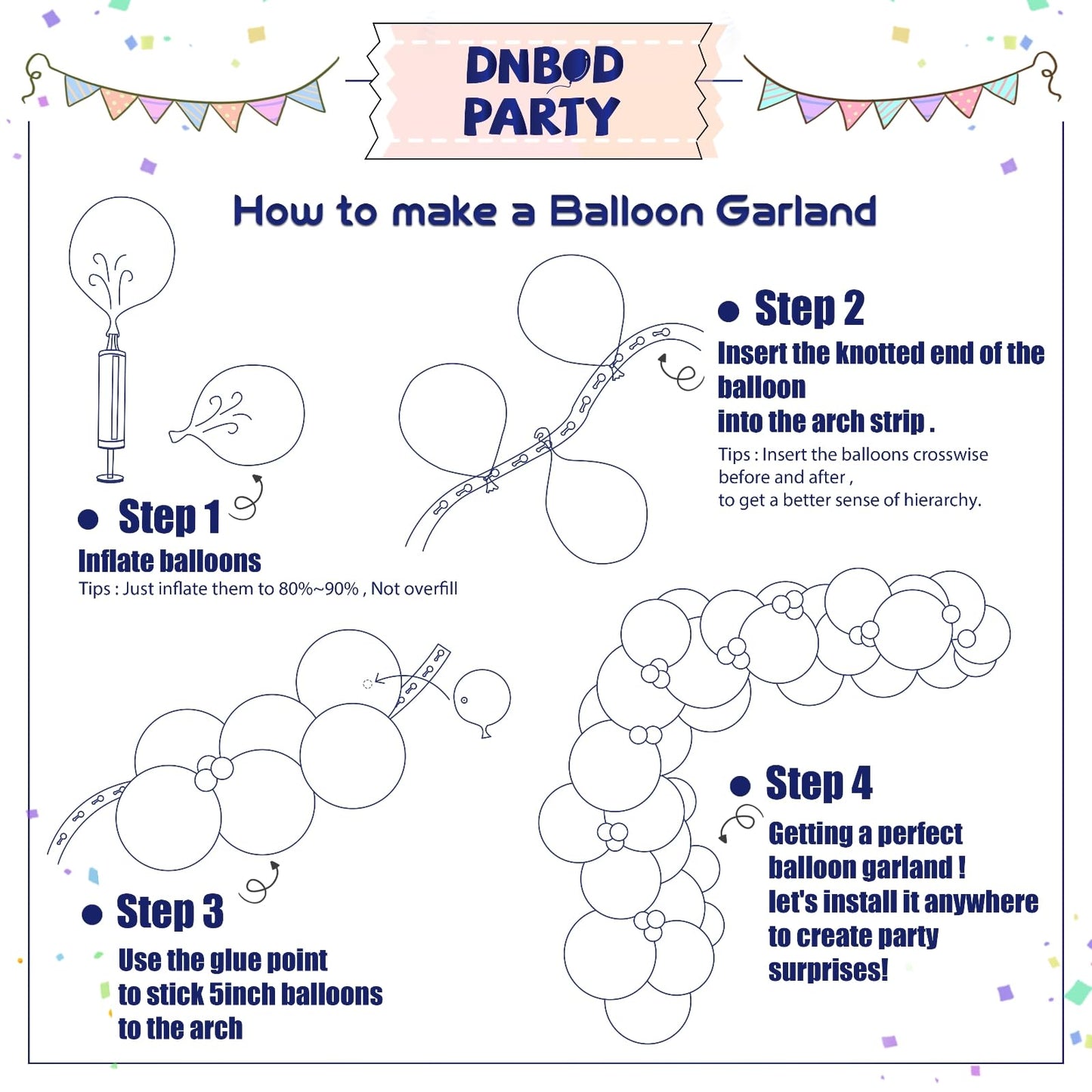 DNBOD Mermaid Party Balloon Arch Kit, 154Pcs Green Purple Little Mermaid Party Decorations Balloon Garland, Under the Sea Summer Birthday Party Supplies for Girls