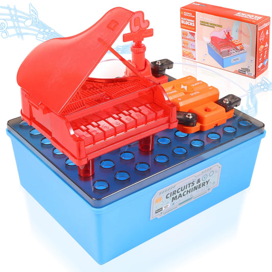 Science Kits for Kids, Children's STEM Educational Toy, DIY Circuit Connections, Playable Piano Enlightenment Toy, Educational Fun Toy Gift for Boys and Girls