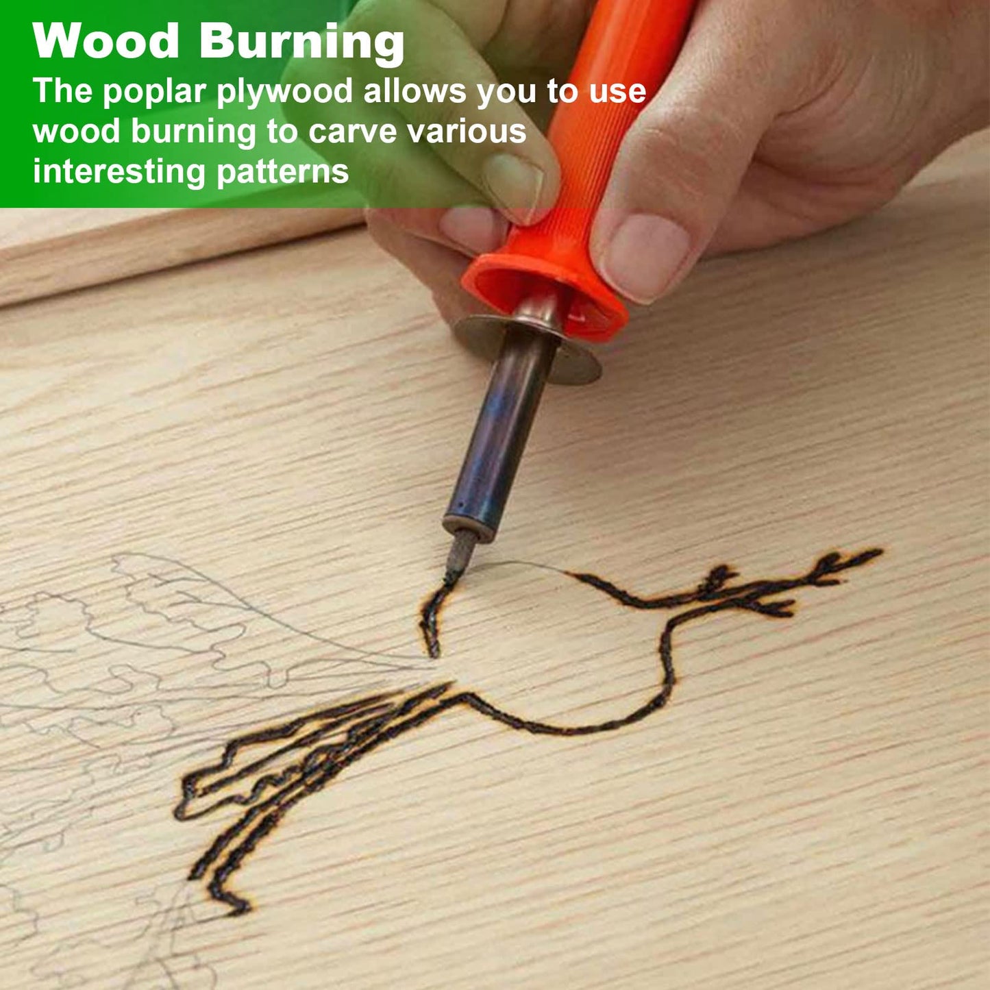 24 Pack 12 Inch Wood Rounds Unfinished Basswood Plywood Wooden Sheets Blank Wood Circle for Crafts Painting School Projects Door Hanger Wood Burning