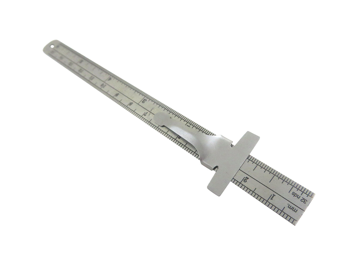 Taytools 6 Piece Measuring Set/Kit with 6" Spring Dividers, Inside & Outside Calipers, Depth Gauge, Pocket Ruler, Vernier Caliper 113500