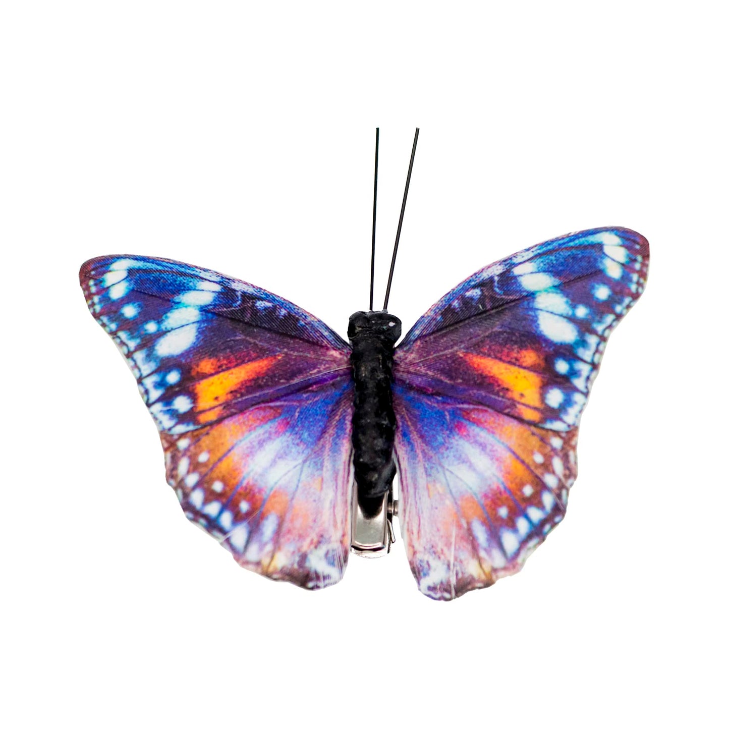 YCHTEWY-Feather Fake Butterfly for Craft Decoration Set of 12 with Clip Wedding Home Flower Pot Christmas Party Spring Home Decor Floral……