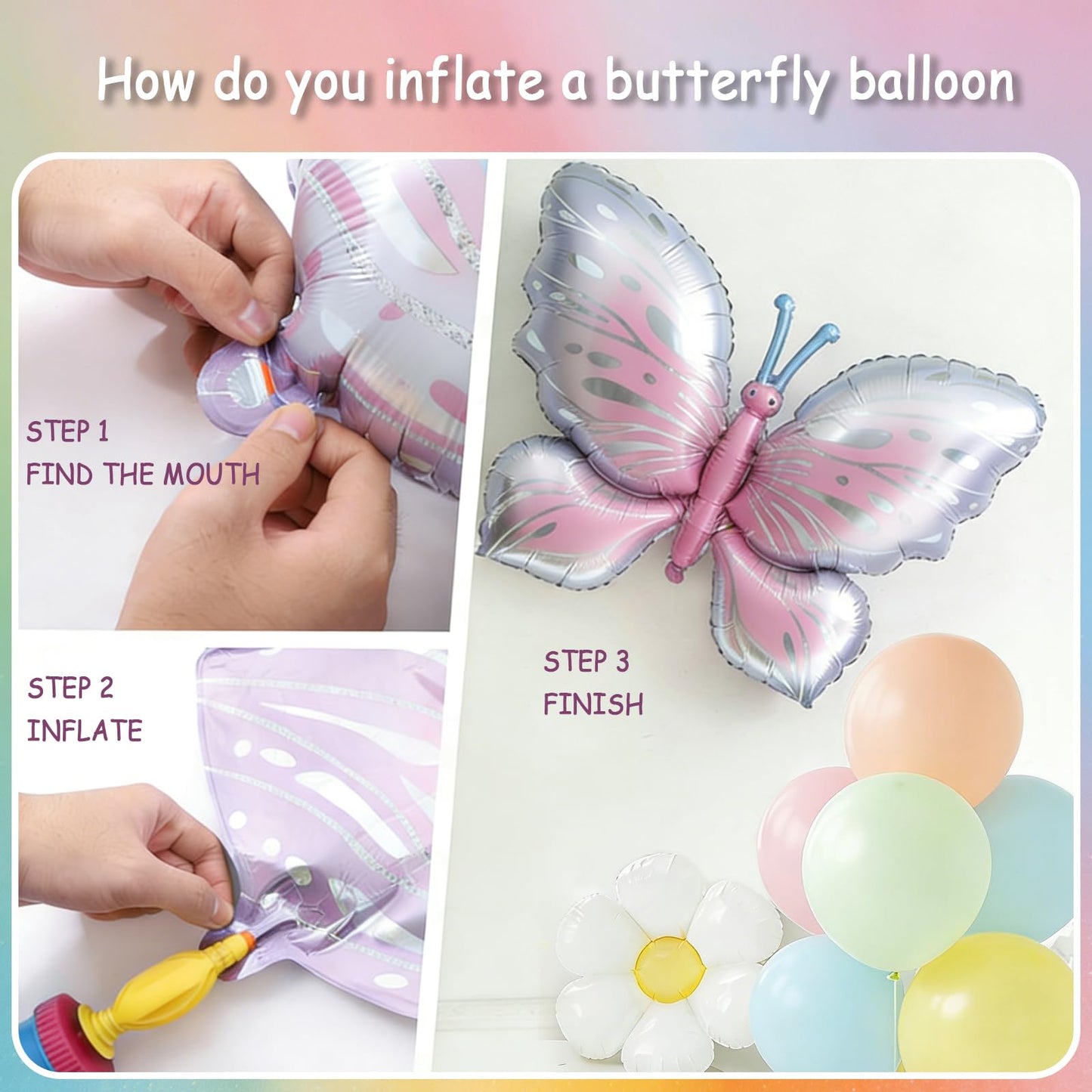 Daisy Balloon Arch Kit, 172Pcs Spring Summer Daisy Theme Party Balloon Decorations for Birthday Wedding, Graduation Ceremony, Outdoor Garden Decor, Mother's Day Holiday Decoration