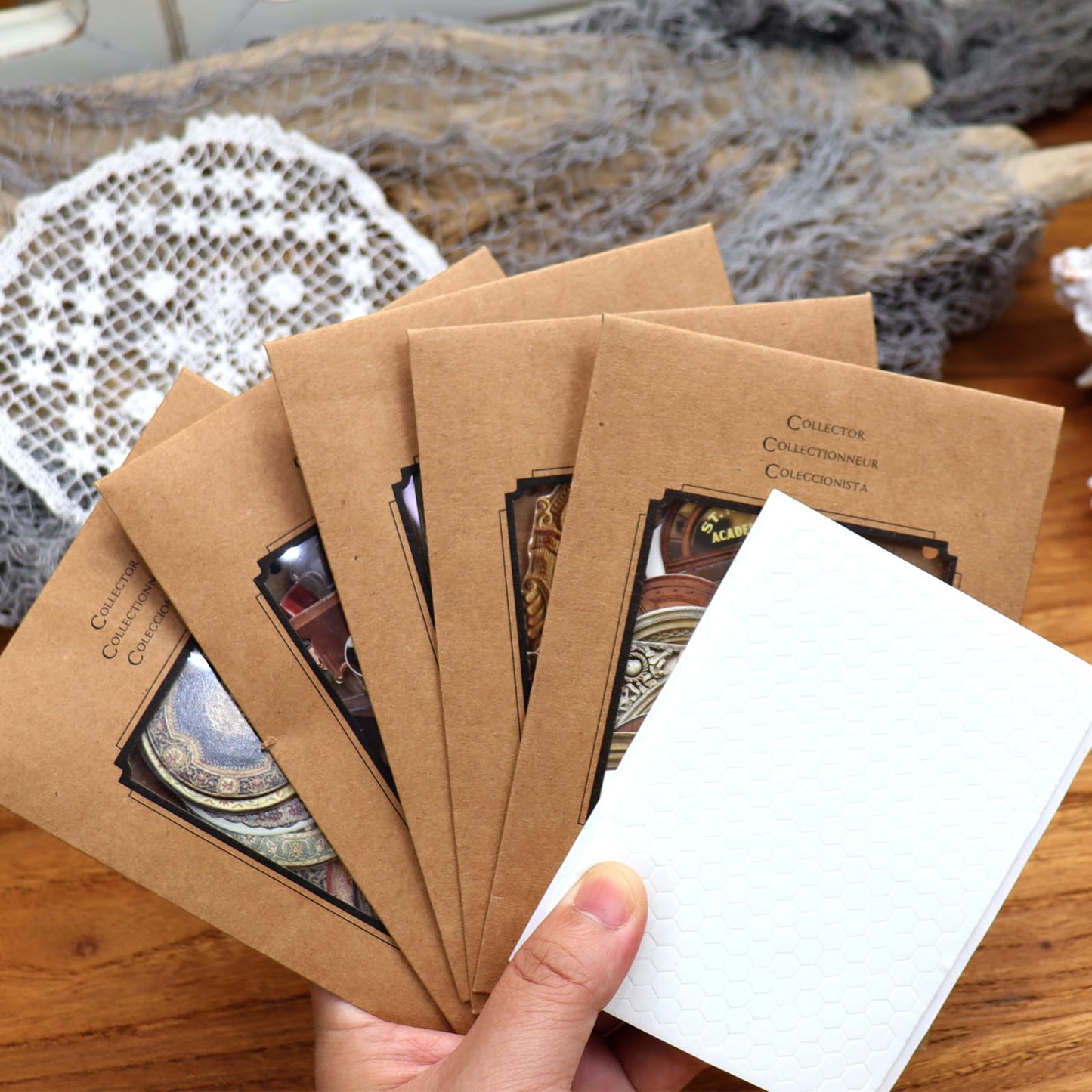 CATaireen Vintage Junk Journal Decoupage Elements Paper Card Pre Cut Cardstock Chipboard Small Embellishments Art Aesthetic Scrapbook Cutout DIY Supplies Kit Ephemera Pack for Adults (Collection)