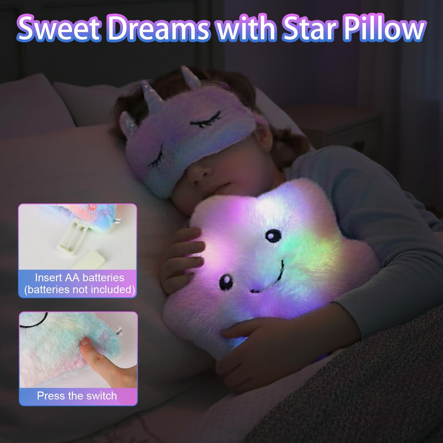 Jenria Unicorn Gift for Girls, Kindergarten Graduation Gifts, Birthday Gifts for Girls Age 3 4 5 6 7 8 9 10 Years Old Girl, Gift Ideas, Girls Toys Age 6-8, Unicorn Toys for Daughter, Niece