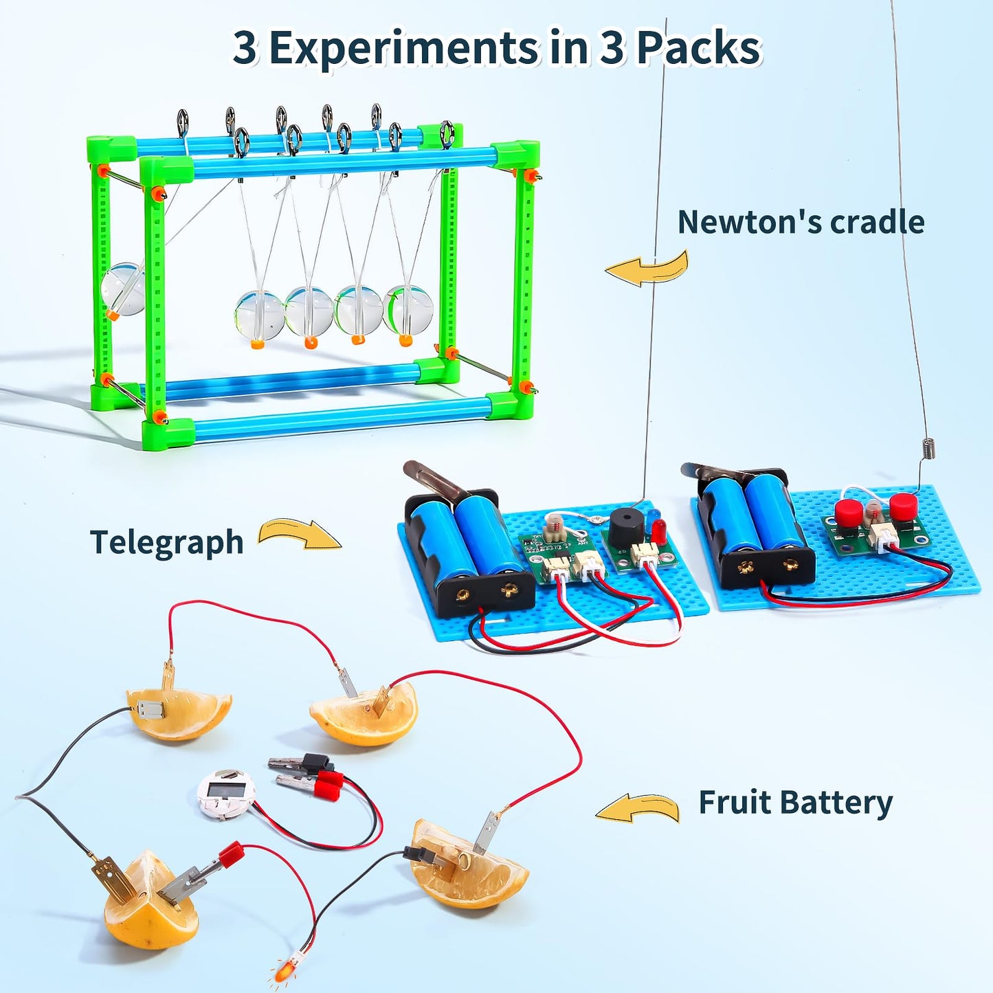 4 Set STEM Science Kits for Kids Age 8-12, 7-in-1 Science Experiments Crafts Projects Electric Motor Building Kit 8-10 9-12, STEM Toys for 8 9 10 11 13 Year Old Boys Girls Classroom Activity Gift