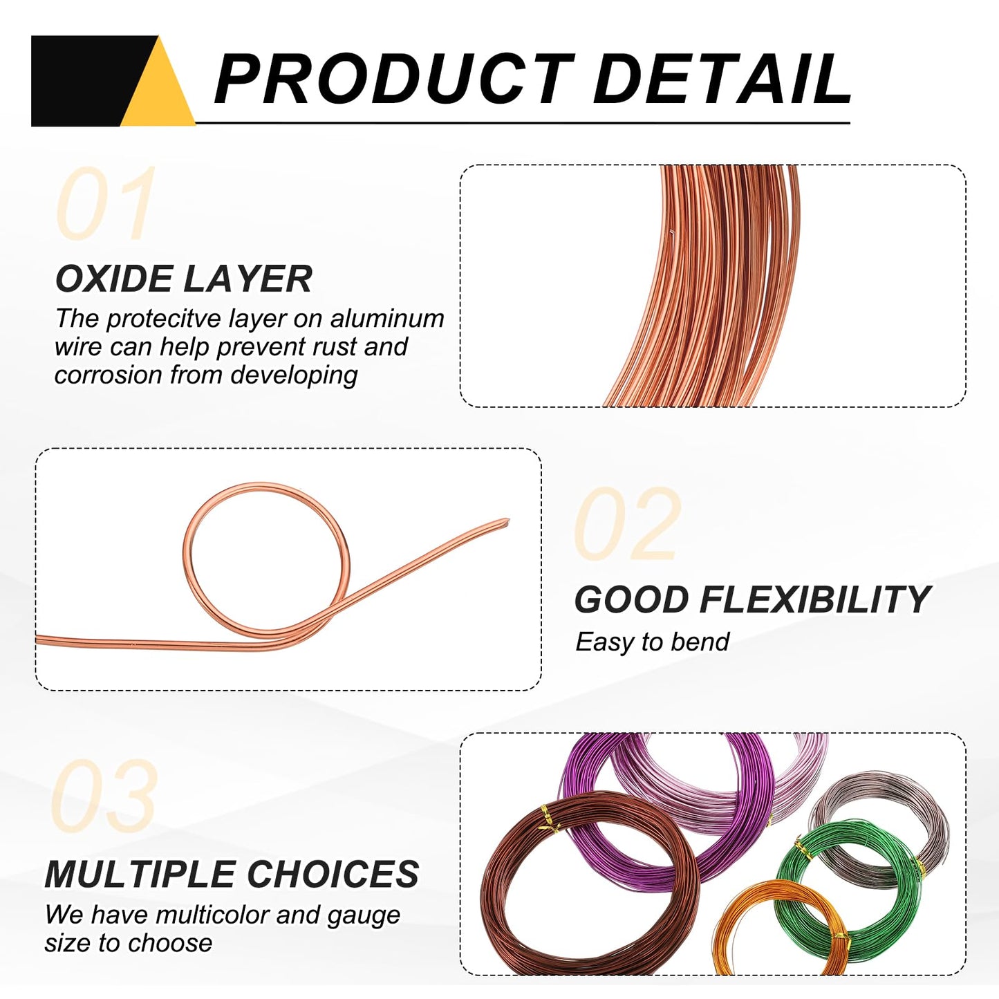 MECCANIXITY 13 Gauge 1.8mm Aluminum Wire, 100 Feet Bendable Metal Craft Armature Wire for Jewelry Making DIY Beading Floral Wreath Wrapping Sculpting, Rose Gold