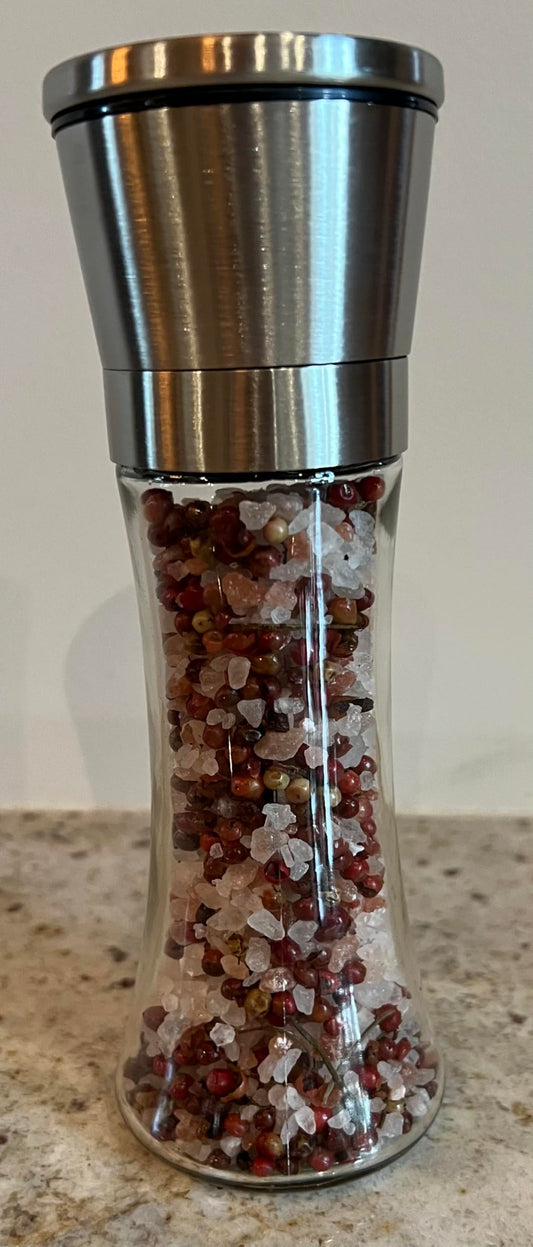 Rosé Infused Pink Salt Grinder