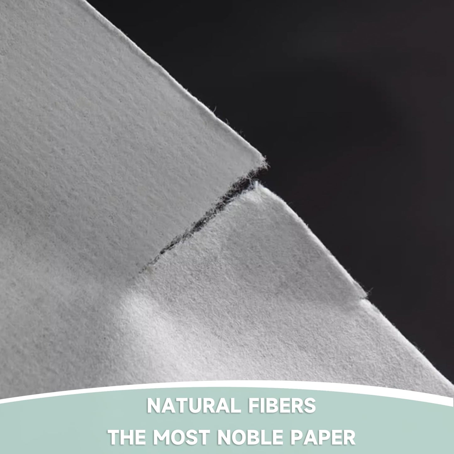 VEOOK 100 Sheets Letter Size 8.5" x 11" Mulberry Paper, Natural Fiber Rice Paper, Decoupage Decorative Tissue Paper for Writing Painting DIY Crafts Calligraphy Gift Wrap(MP-02)