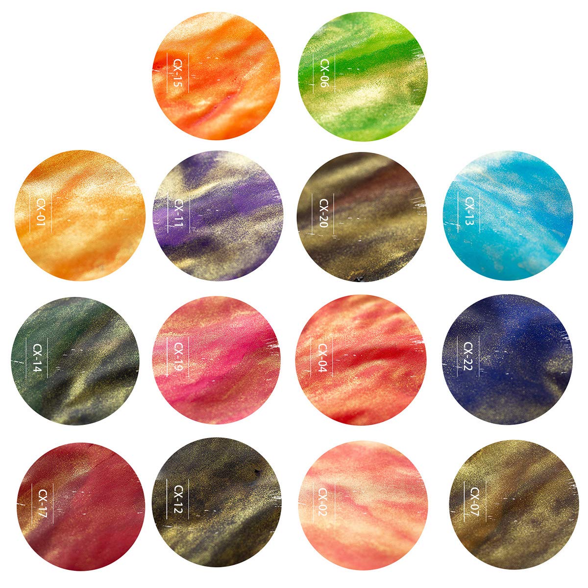 AXEARTE Glass Dip Calligraphy Pen Set, 18-Pieces 14 Color Inks, Pen Holder, Cleaning Cup, 2 Crystal Glass Pens for Art, Writing, Drawing, Signatures, Gift for Kids and Artist
